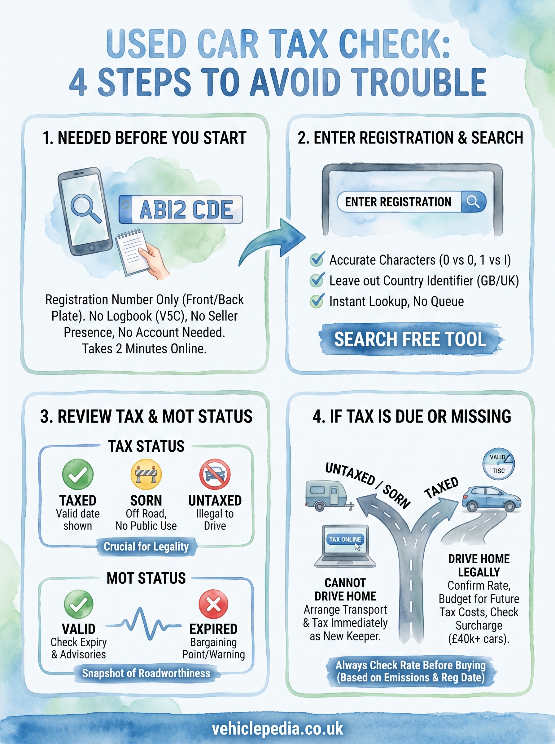 check car tax for free infographic