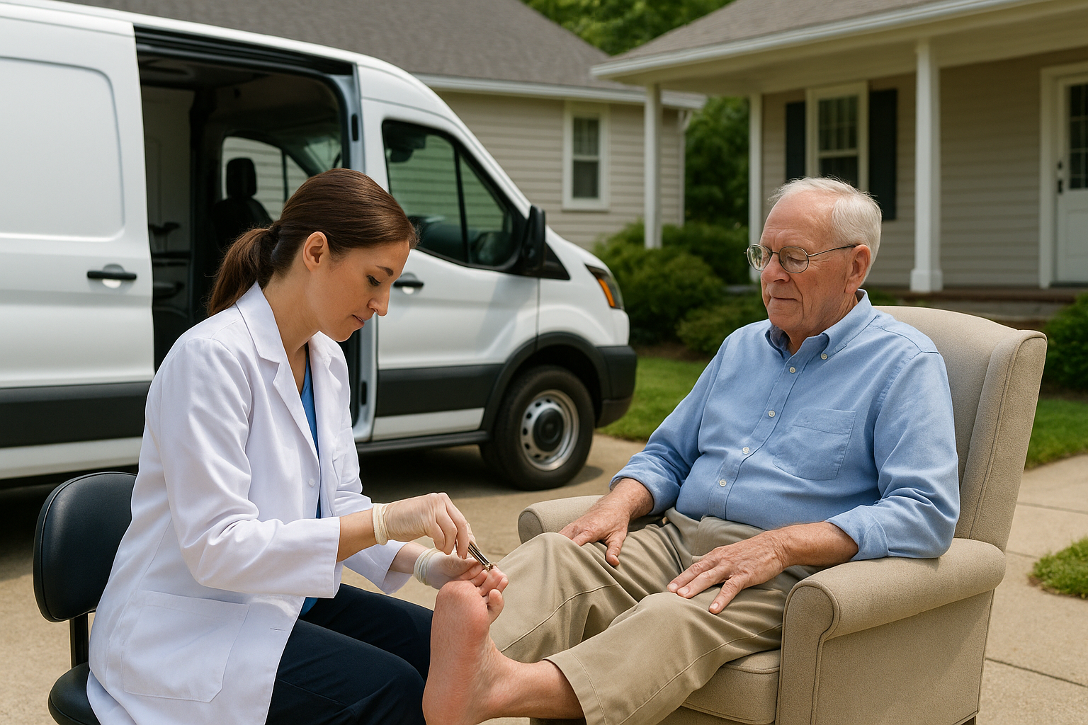 5. Mobile and house-call podiatry services