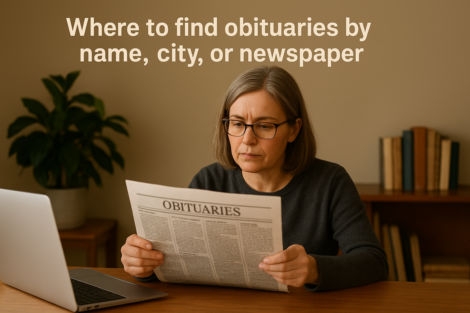 Where to find obituaries by name, city, or newspaper