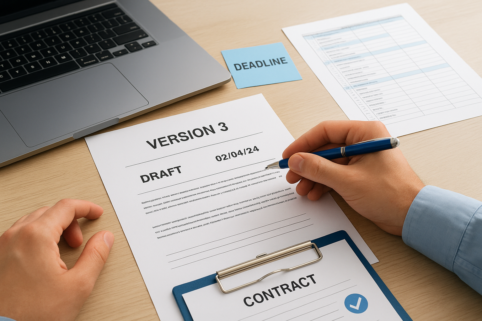 How to Negotiate a Contract: 8 Steps With Tips & Examples 6 7. Control versions, deadlines and approvals