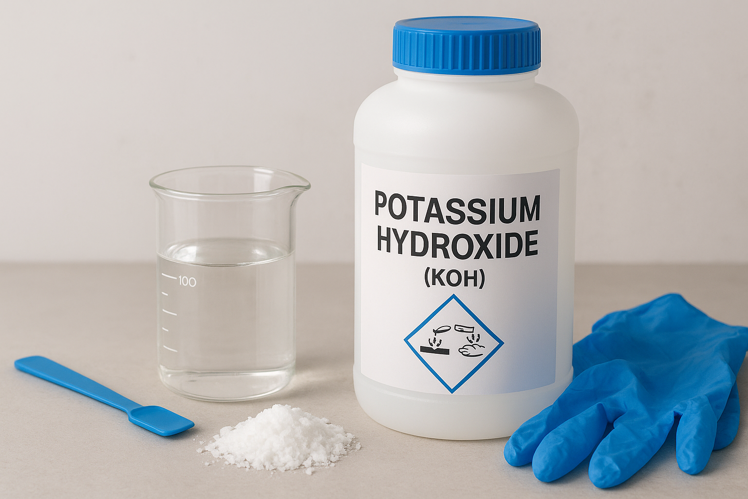 5. Potassium hydroxide (KOH)