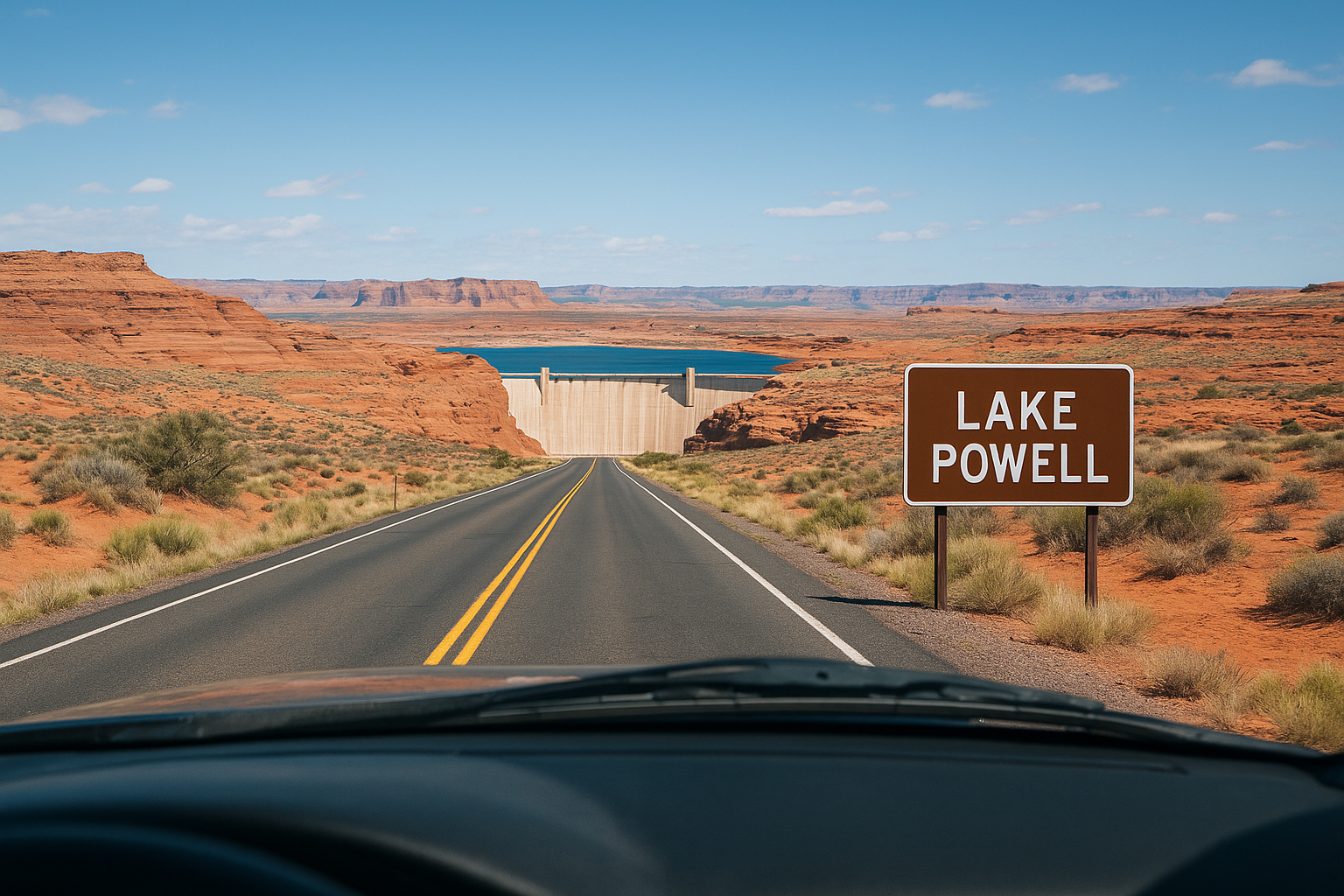 Watch for landmarks that confirm you're on track