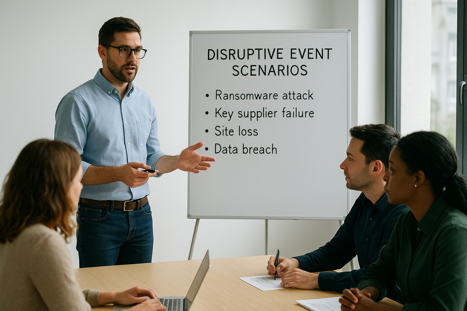 Step 3. Build realistic disruption scenarios