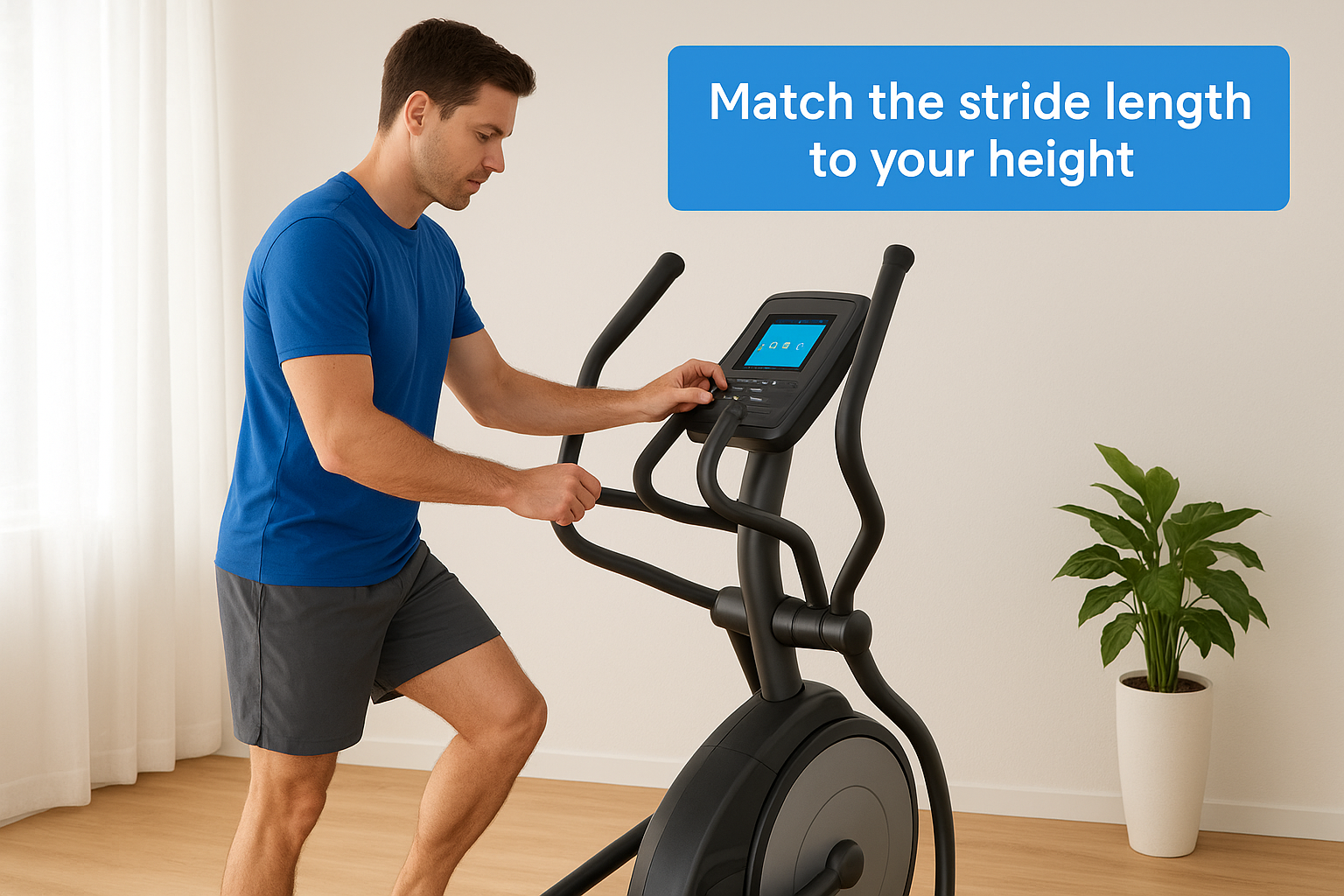 Match the stride length to your height