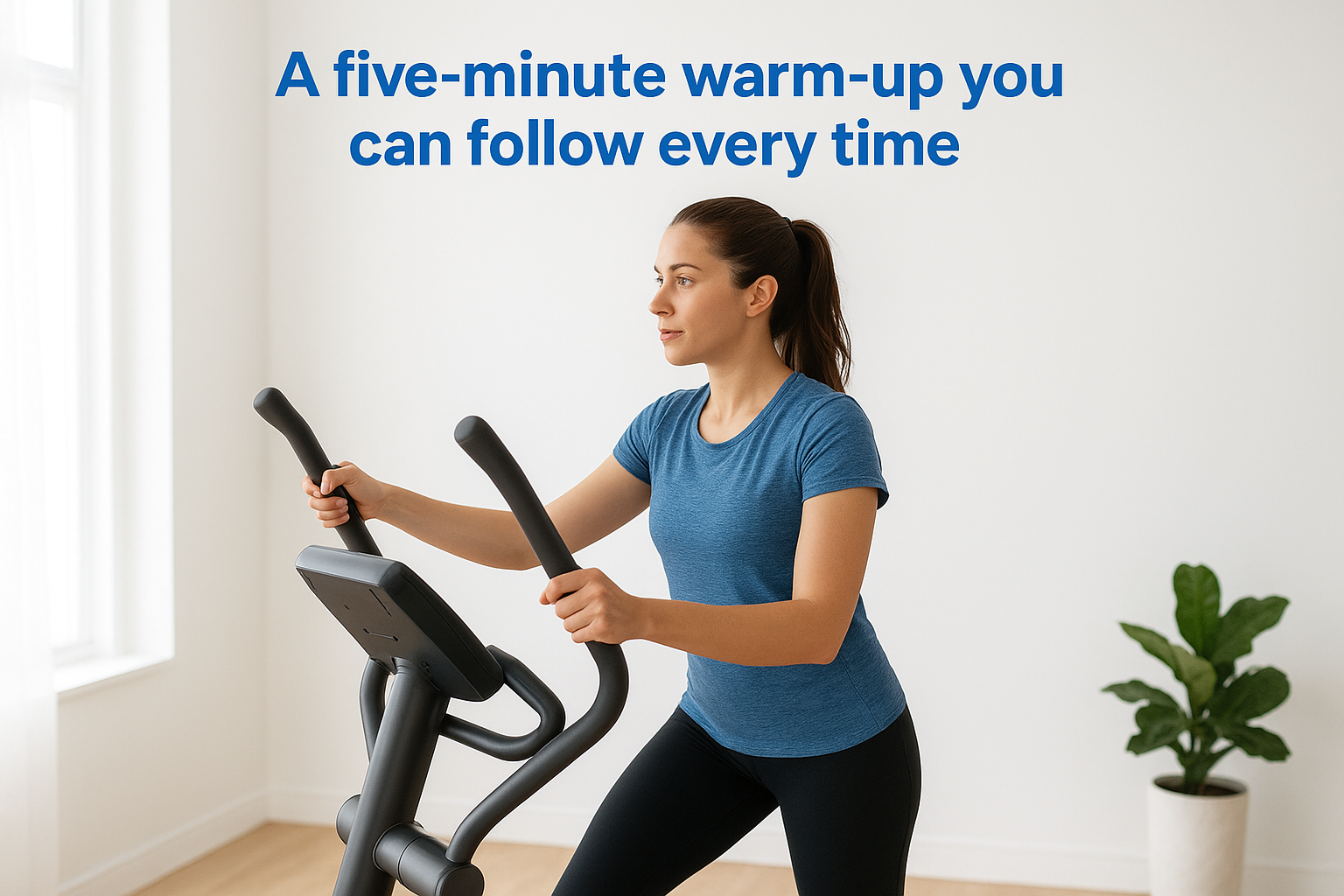 A five-minute warm-up you can follow every time