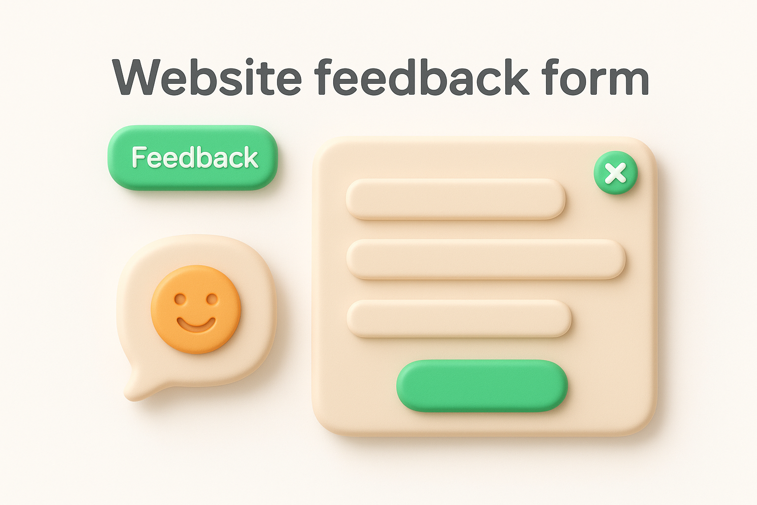 6. Website feedback form