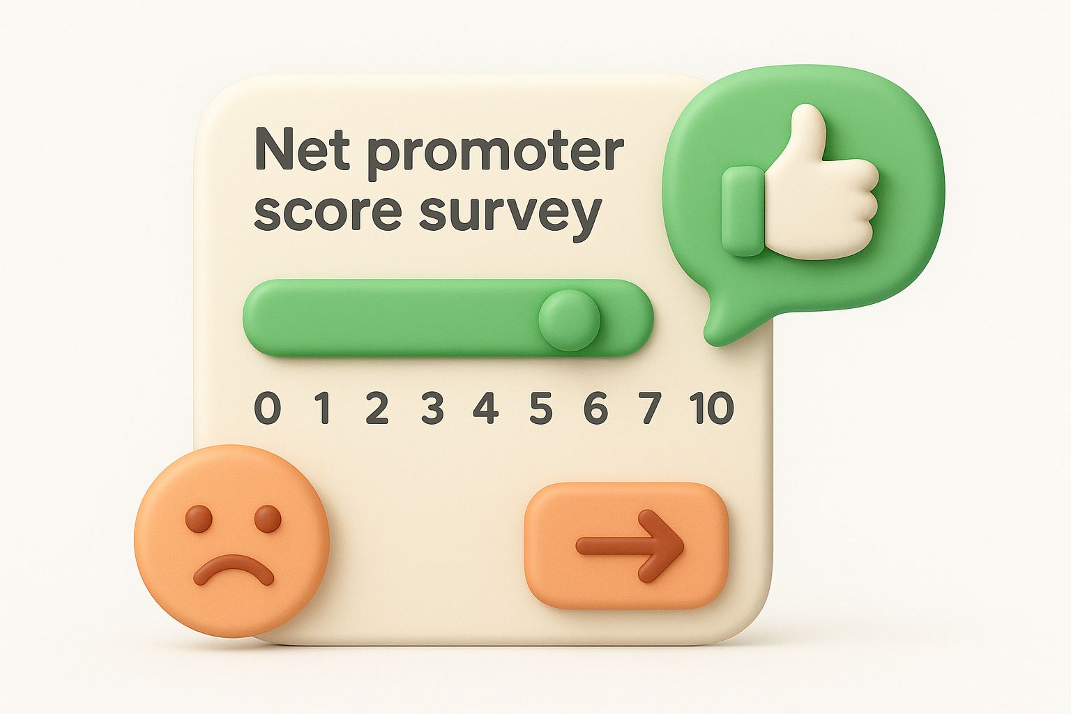 7. Net promoter score survey