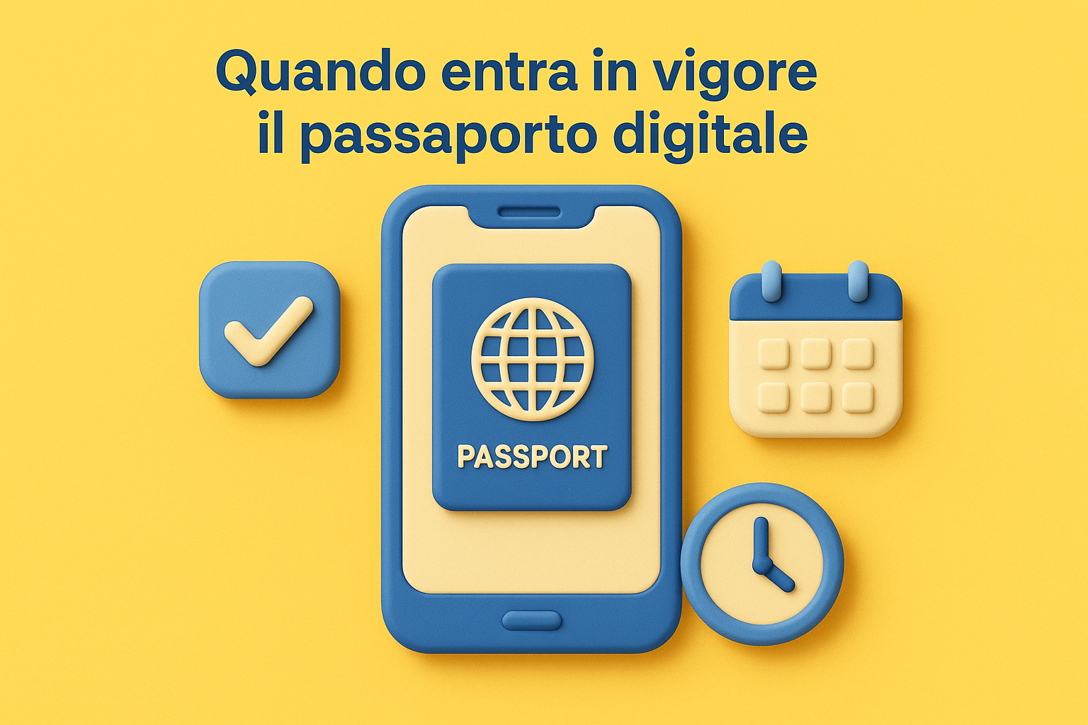 Quando entra in vigore il passaporto digitale