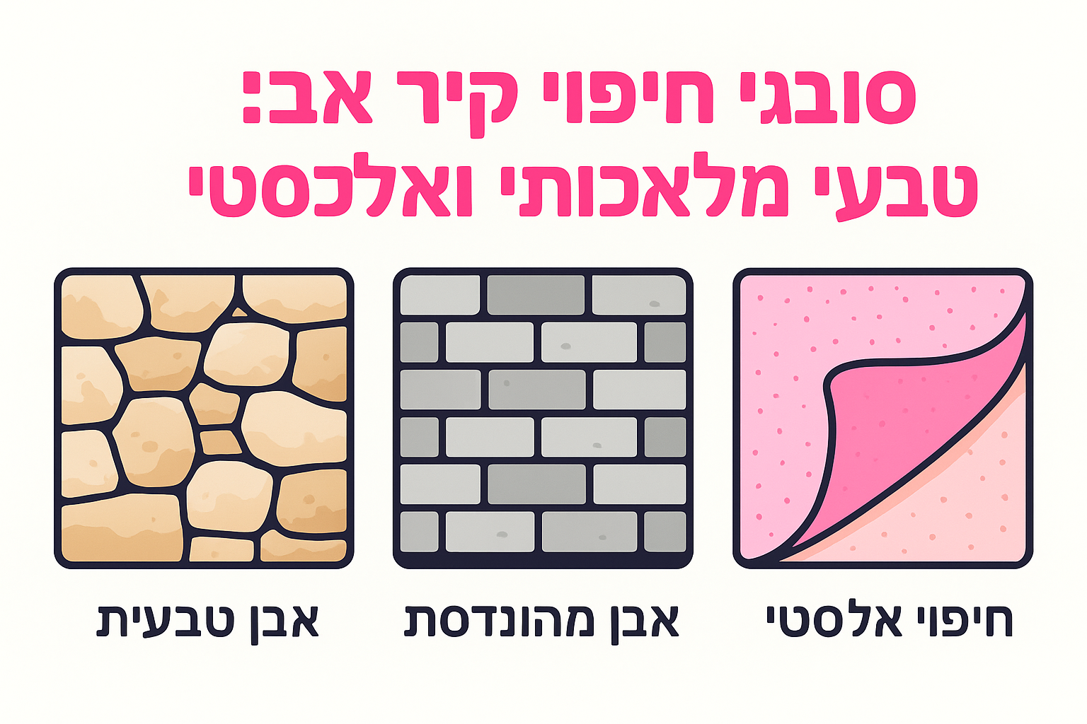 סוגי חיפוי קיר אבן: טבעי, מלאכותי ואלסטי