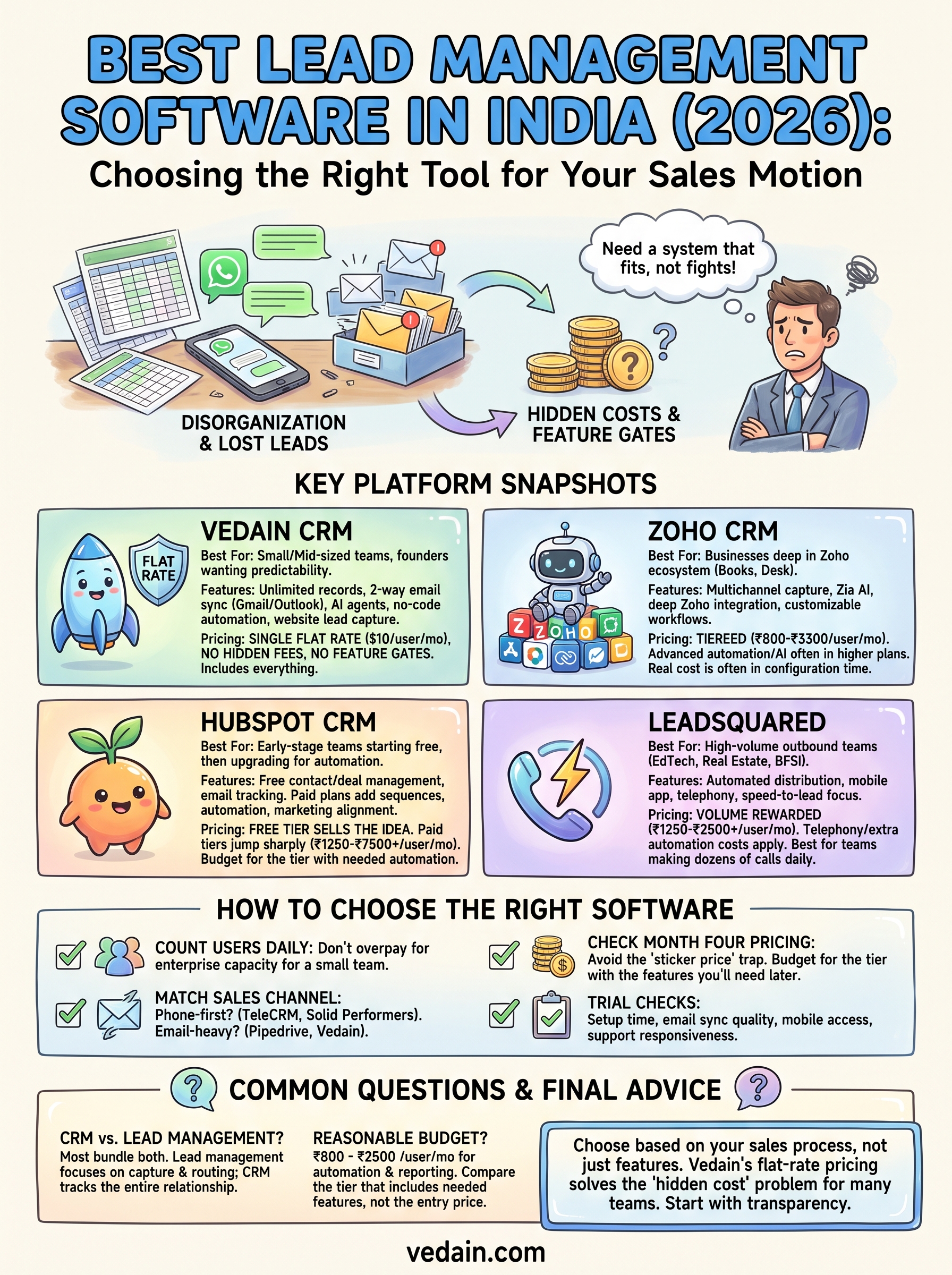lead management software in india infographic
