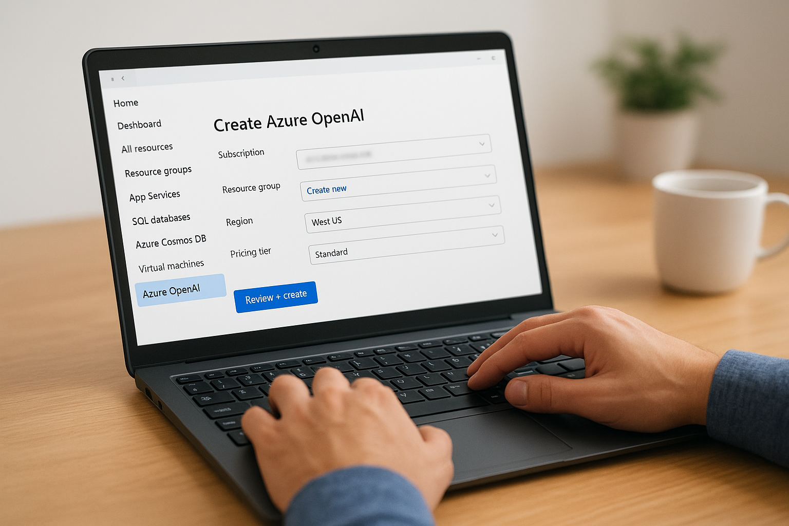 Set up your first resource in Azure Portal