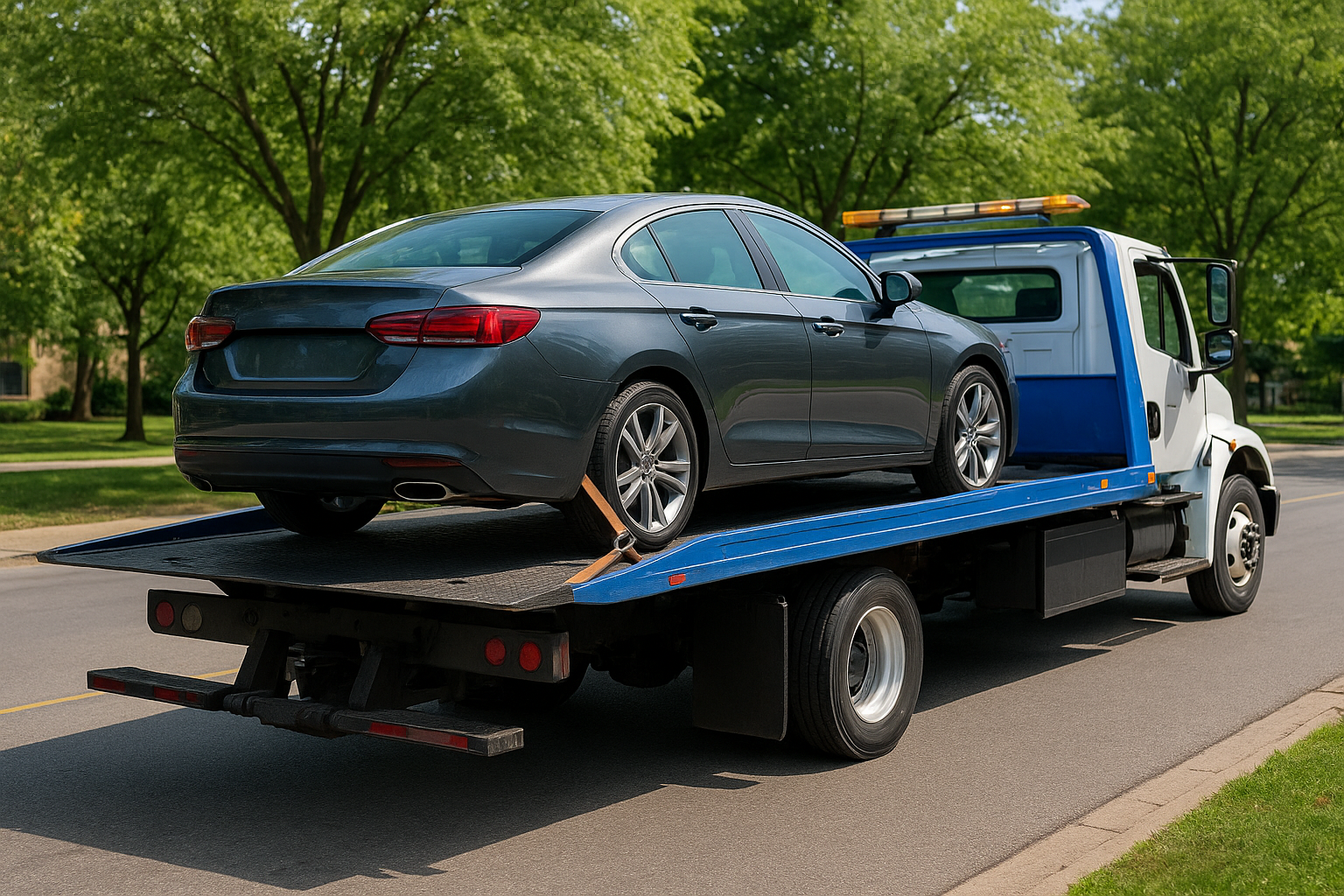 Towing Truck Service Near Me: Fast Help for Detroit Drivers 2. Flatbed towing for cars, SUVs, and luxury vehicles