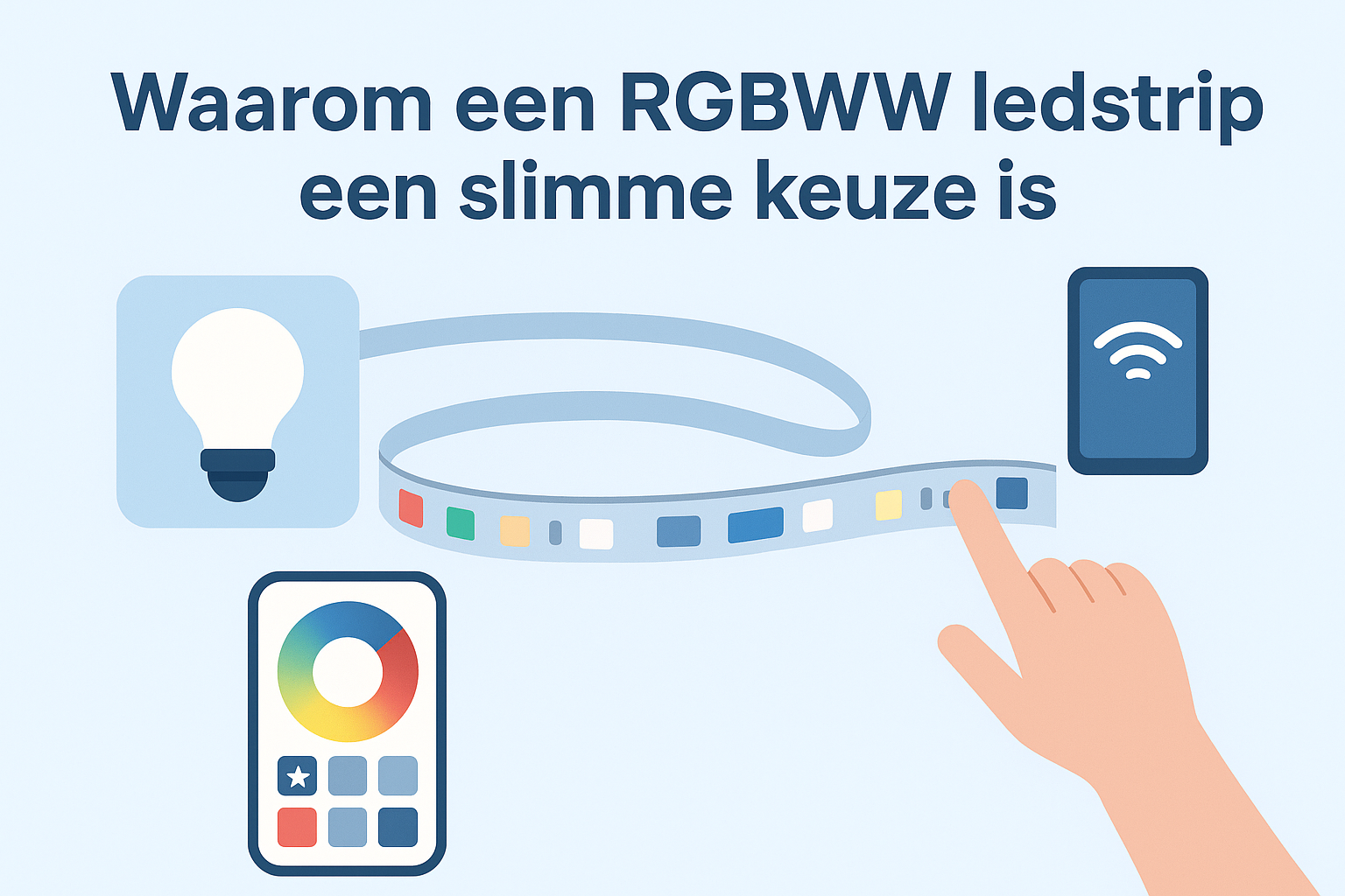 Waarom een RGBWW ledstrip een slimme keuze is
