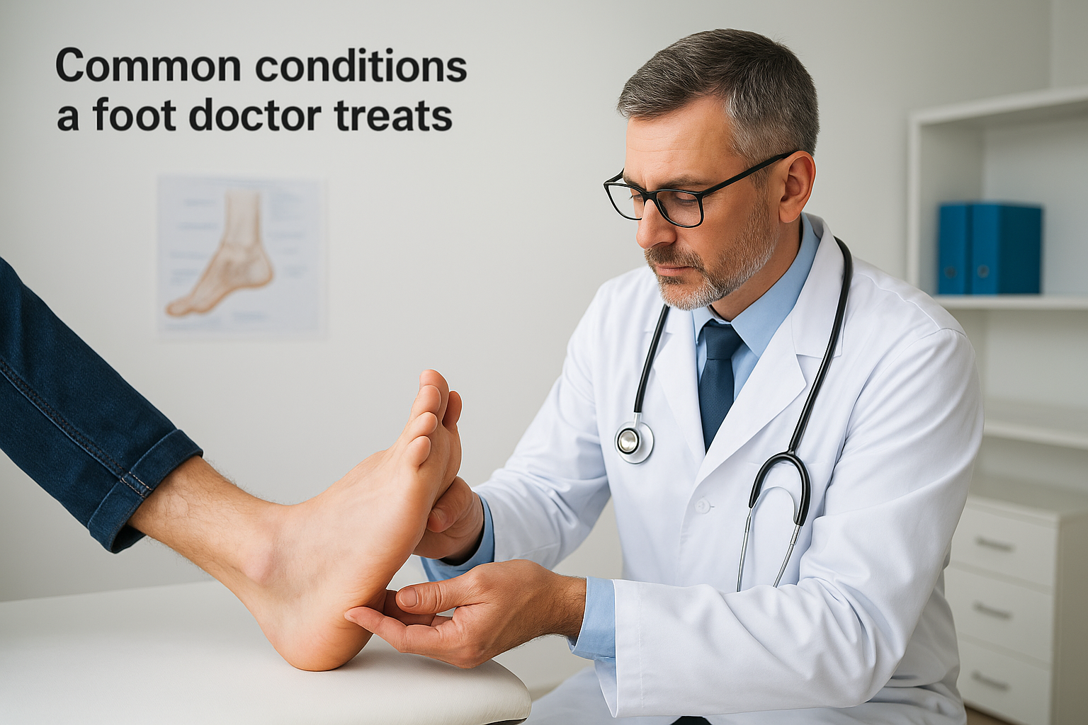 Common conditions a foot doctor treats