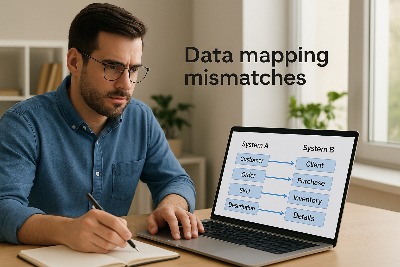 Data mapping mismatches