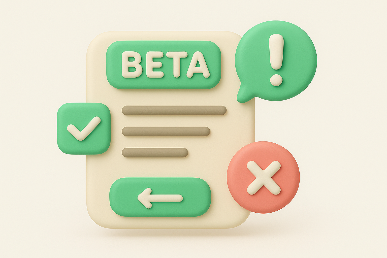7. Beta release notes template