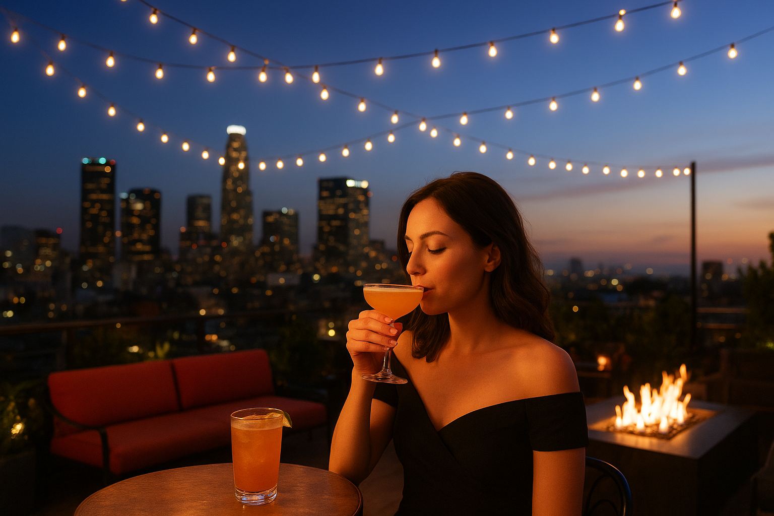 14. Sip cocktails at a rooftop bar