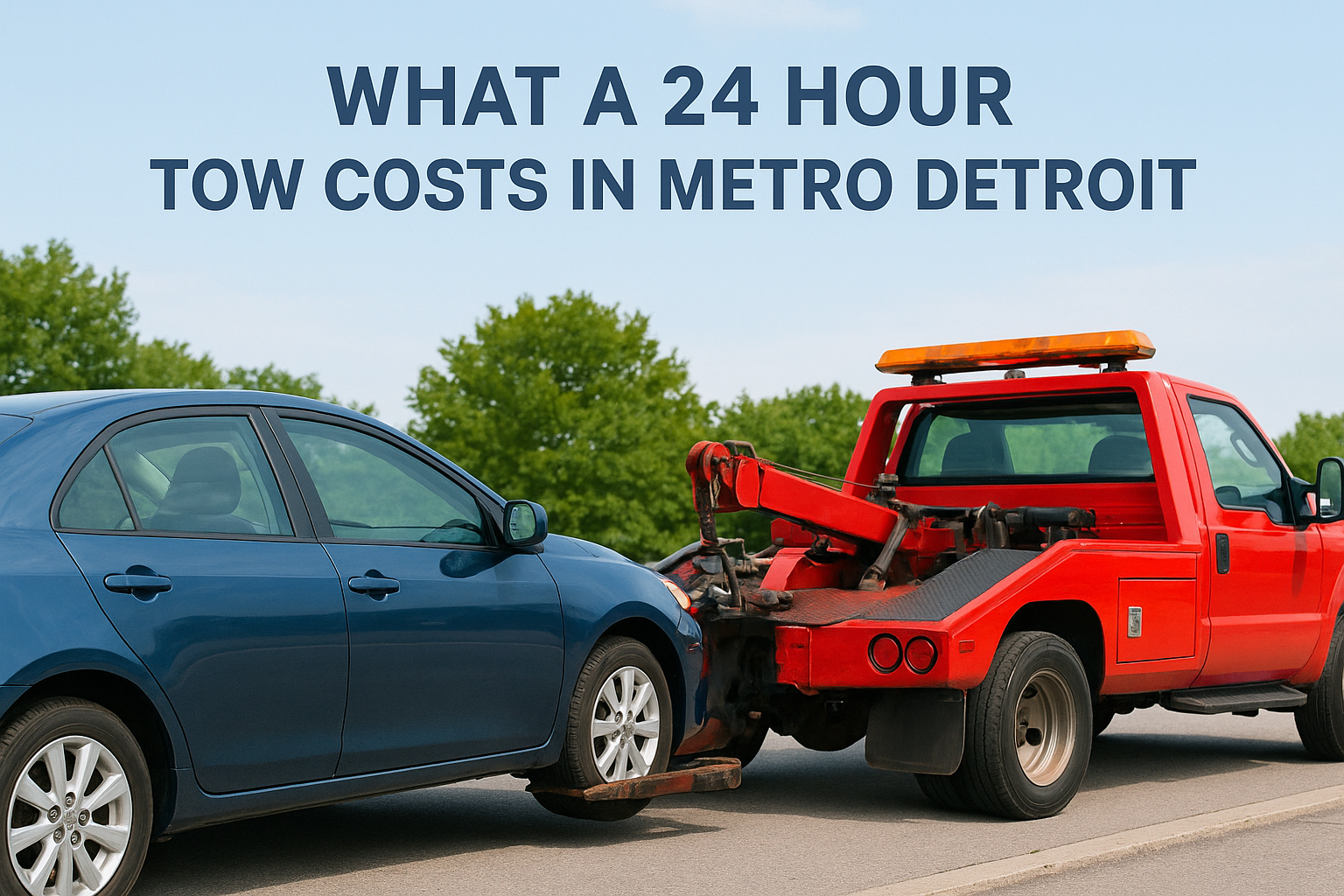 24 Hour Towing Services: What Detroit Drivers Should Expect What a 24 hour tow costs in metro Detroit