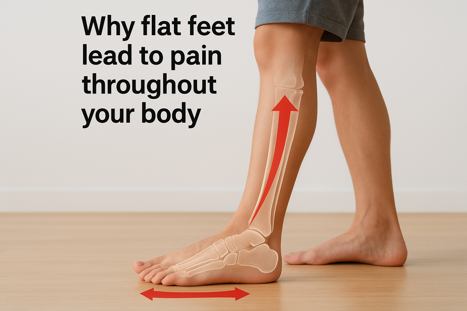 Why flat feet lead to pain throughout your body