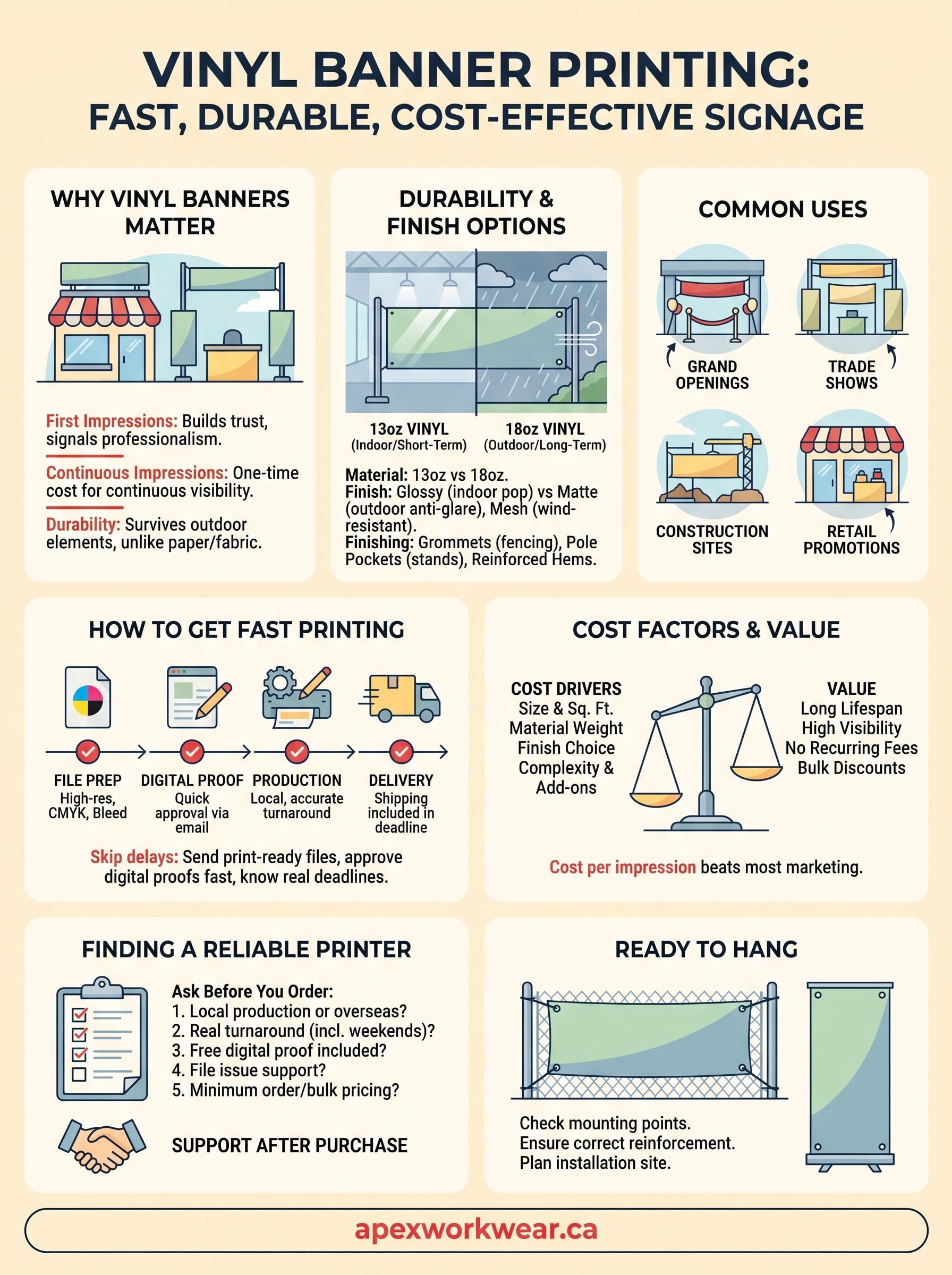 banner printing vinyl infographic