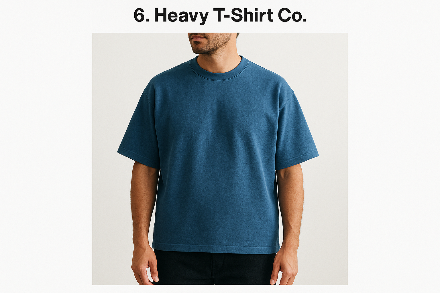 6. Heavy T-Shirt Co.