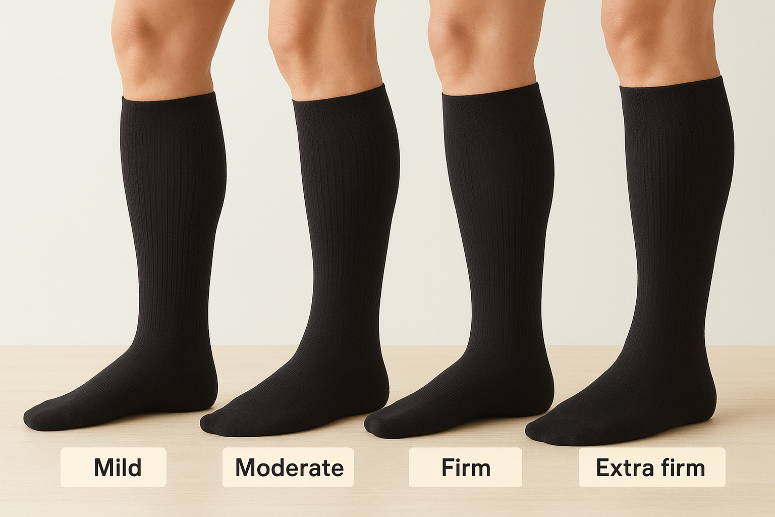 Compression levels explained (mmHg)