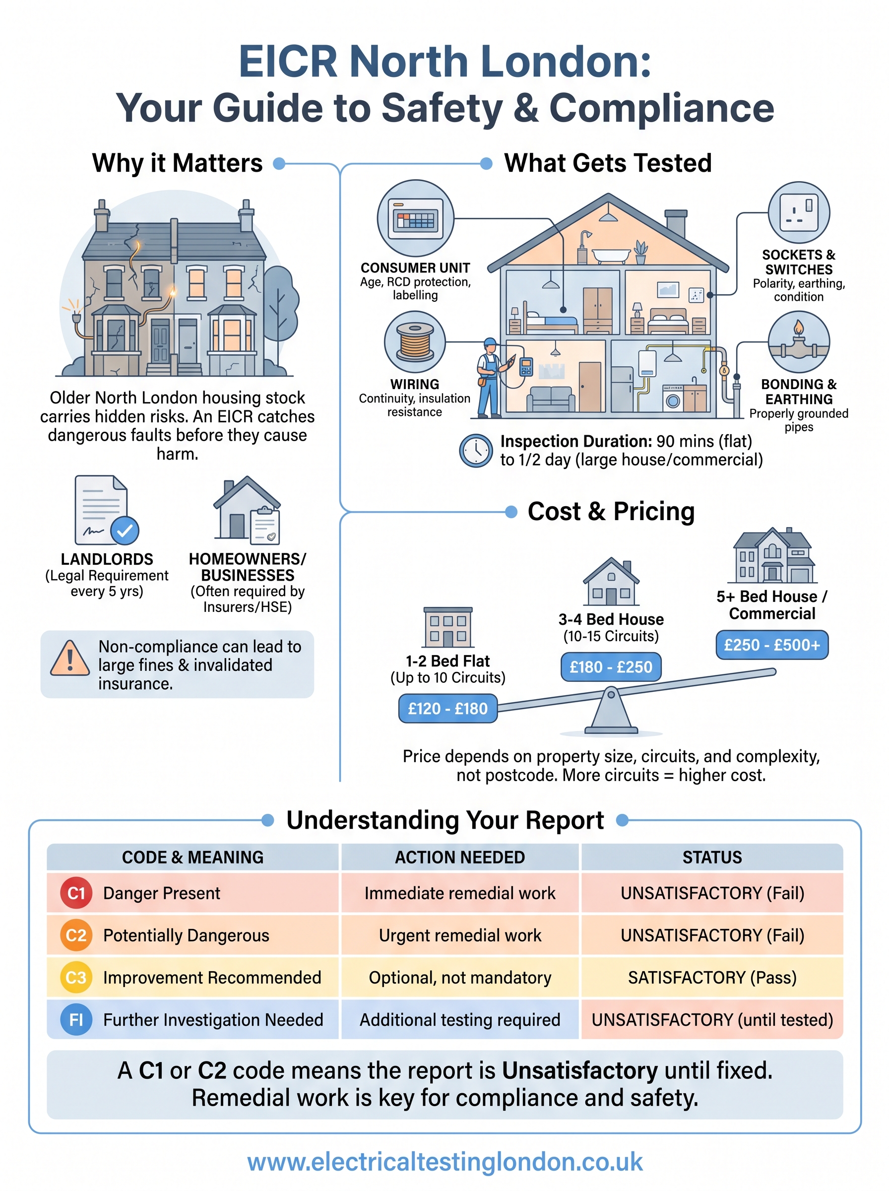 eicr north london infographic