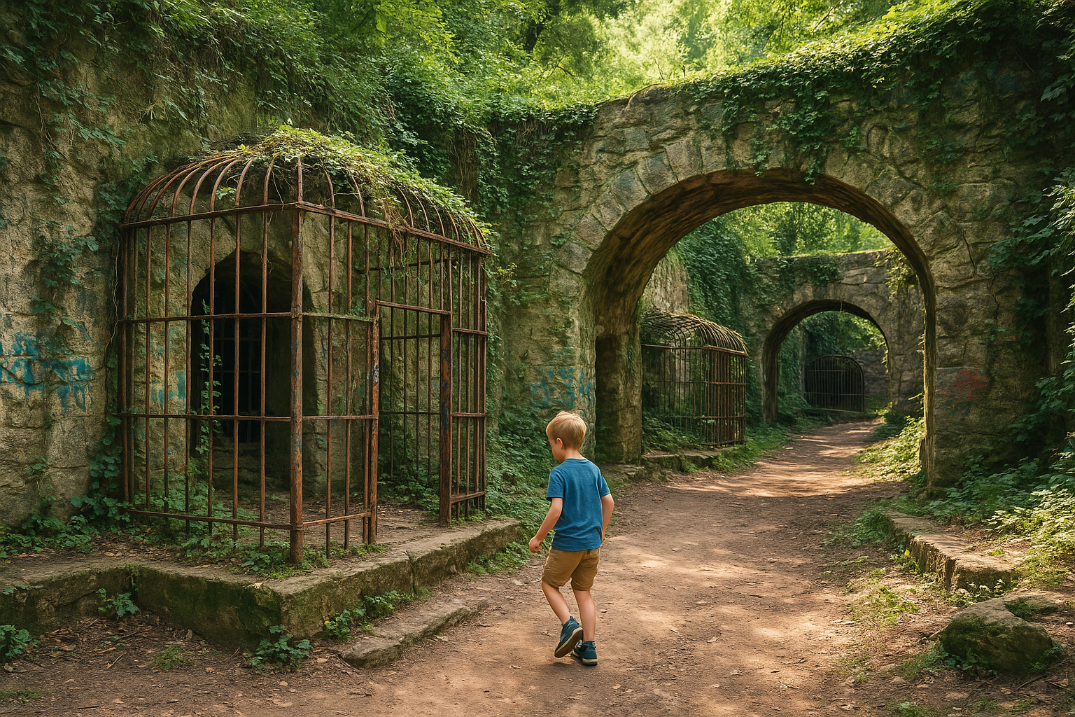 5. Wander the abandoned Old Zoo in Griffith Park