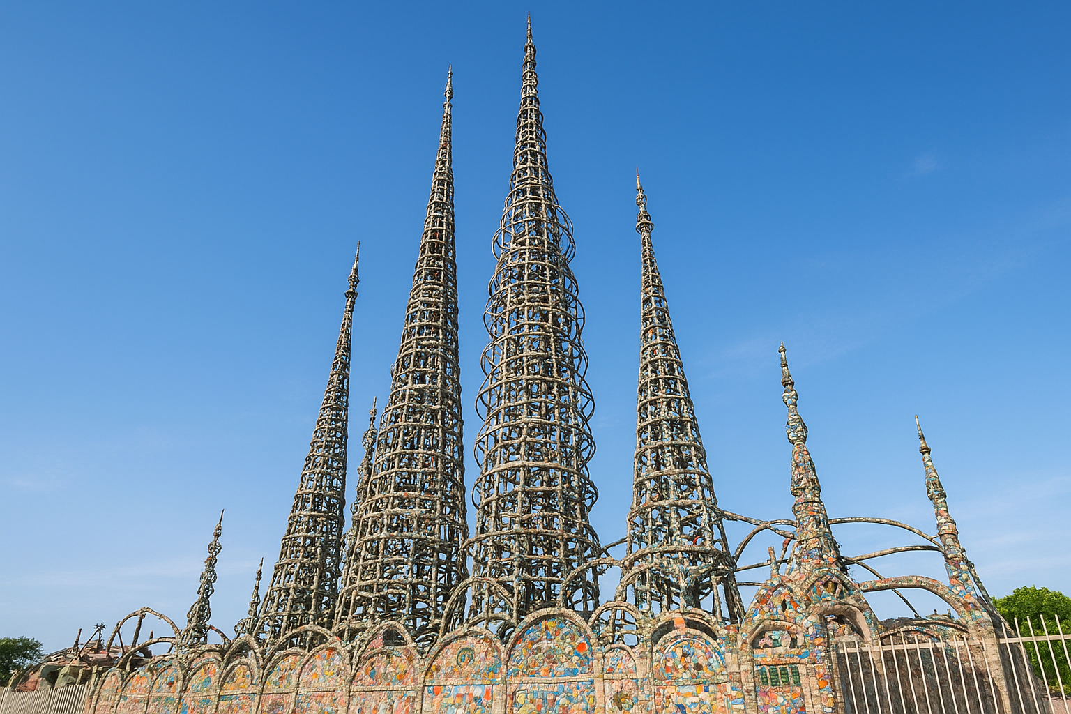 10. Marvel at the folk-art spires of Watts Towers