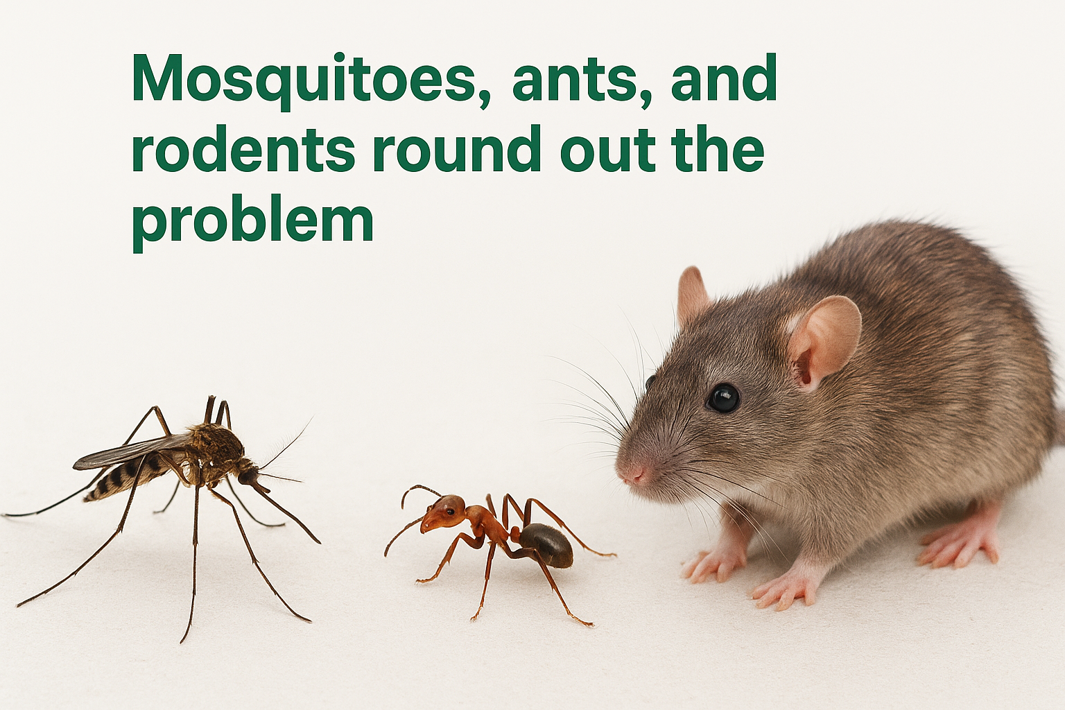 Pest Control Near Me: What It Is and What to Expect in Bangalore 3 Mosquitoes, ants, and rodents round out the problem