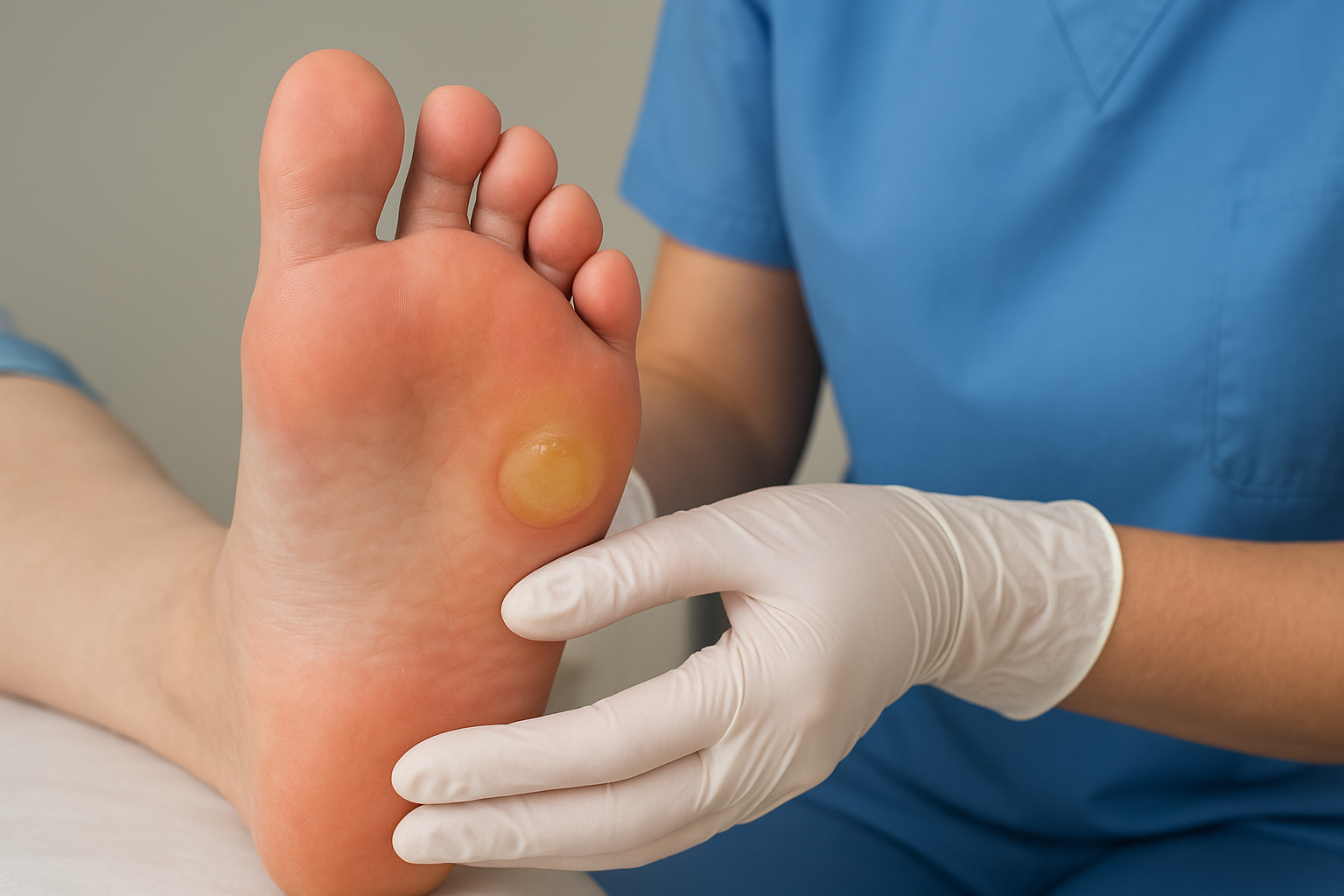 The path from blister to amputation