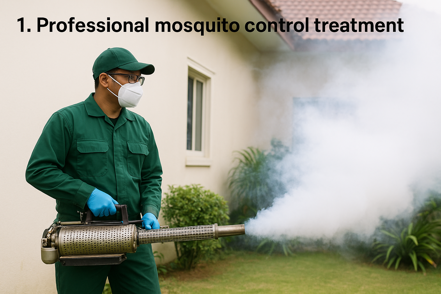 7 Best Mosquito Repellents That Actually Work 1 1. Professional mosquito control treatment