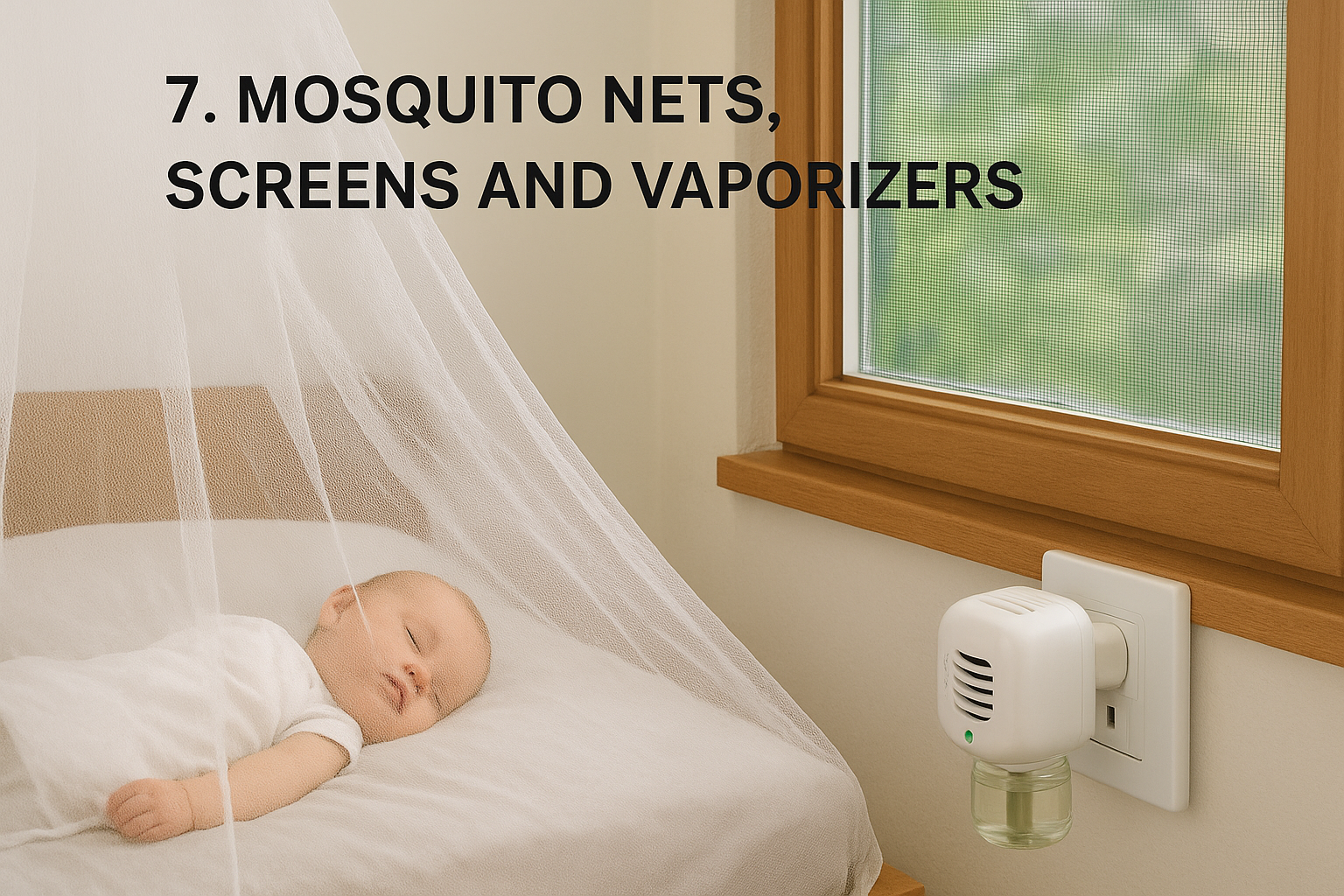 7 Best Mosquito Repellents That Actually Work 2 7. Mosquito nets, screens and vaporizers