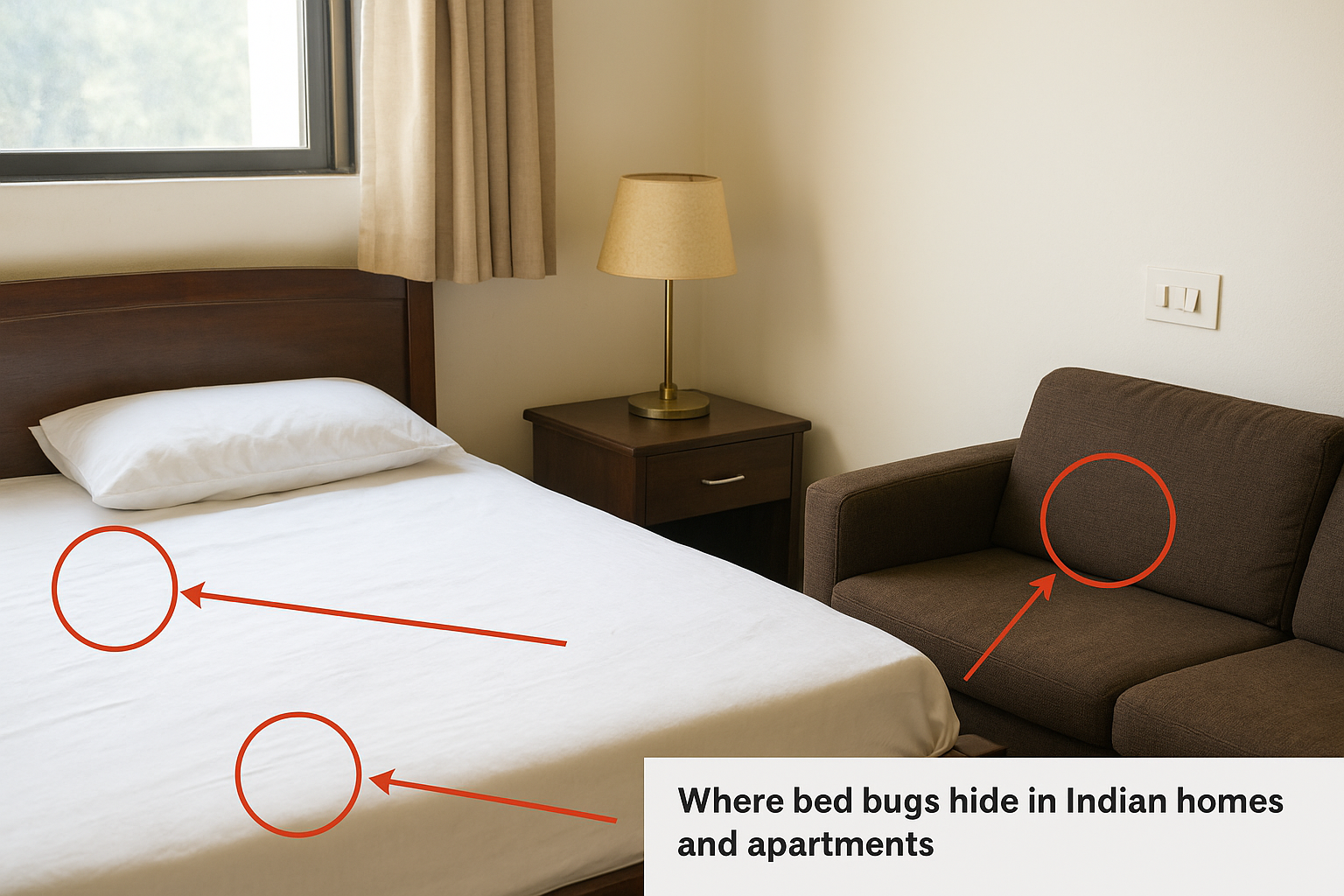 Bed Bugs: What They Are, Signs, and Can They Fly? 2 Where bed bugs hide in Indian homes and apartments