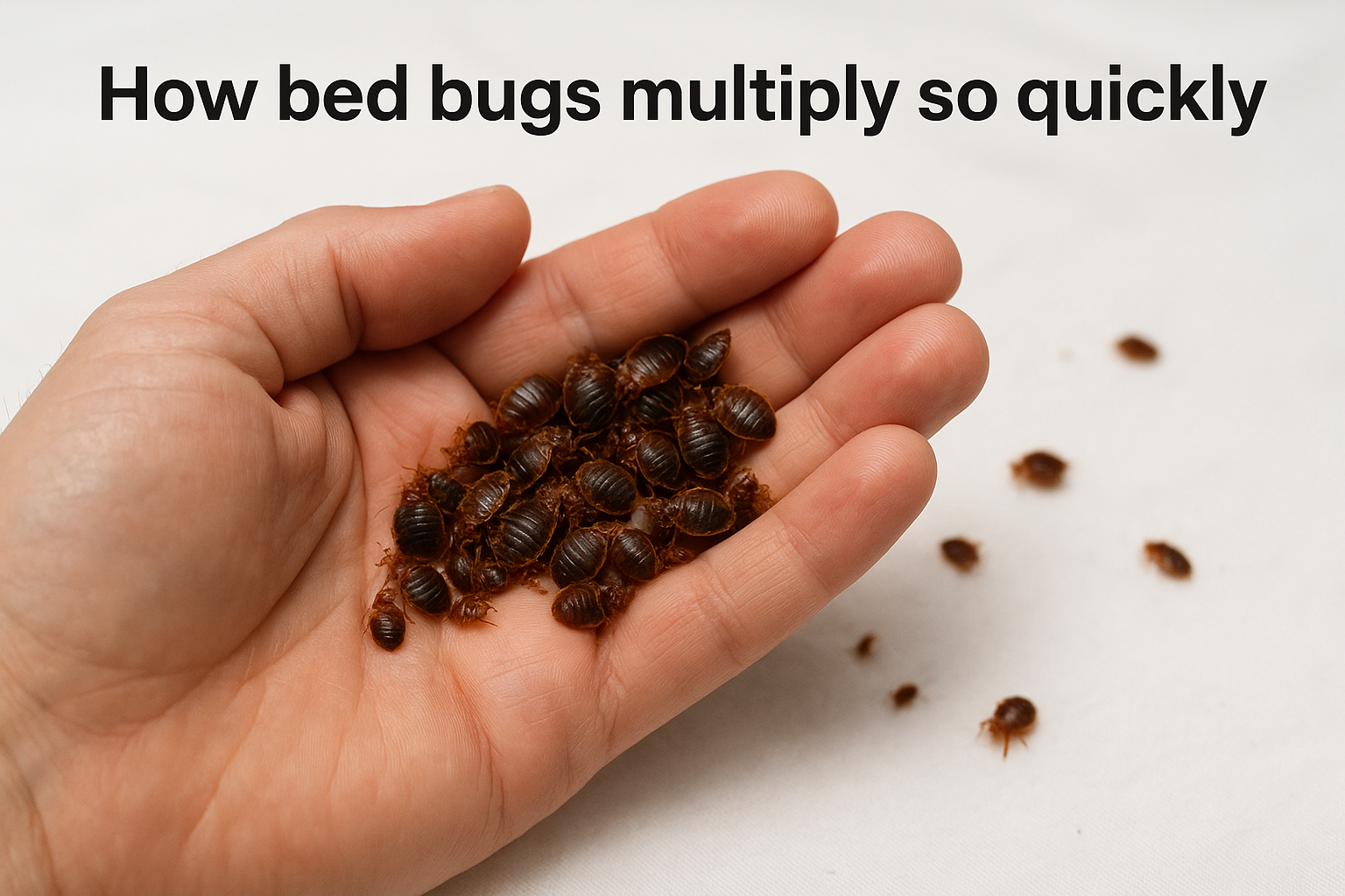 Bed Bugs: What They Are, Signs, and Can They Fly? 3 How bed bugs multiply so quickly