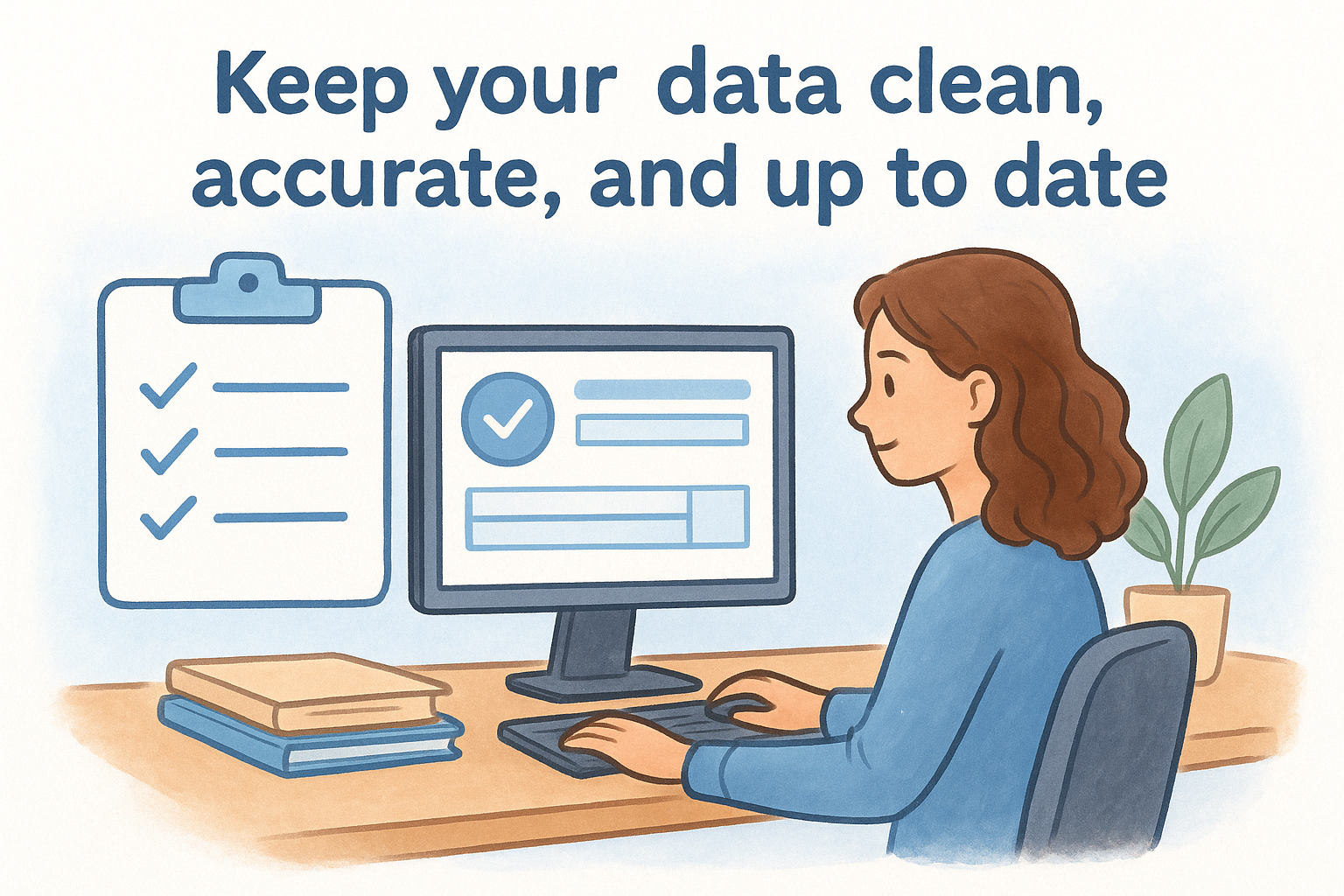 3. Keep your data clean, accurate, and up to date