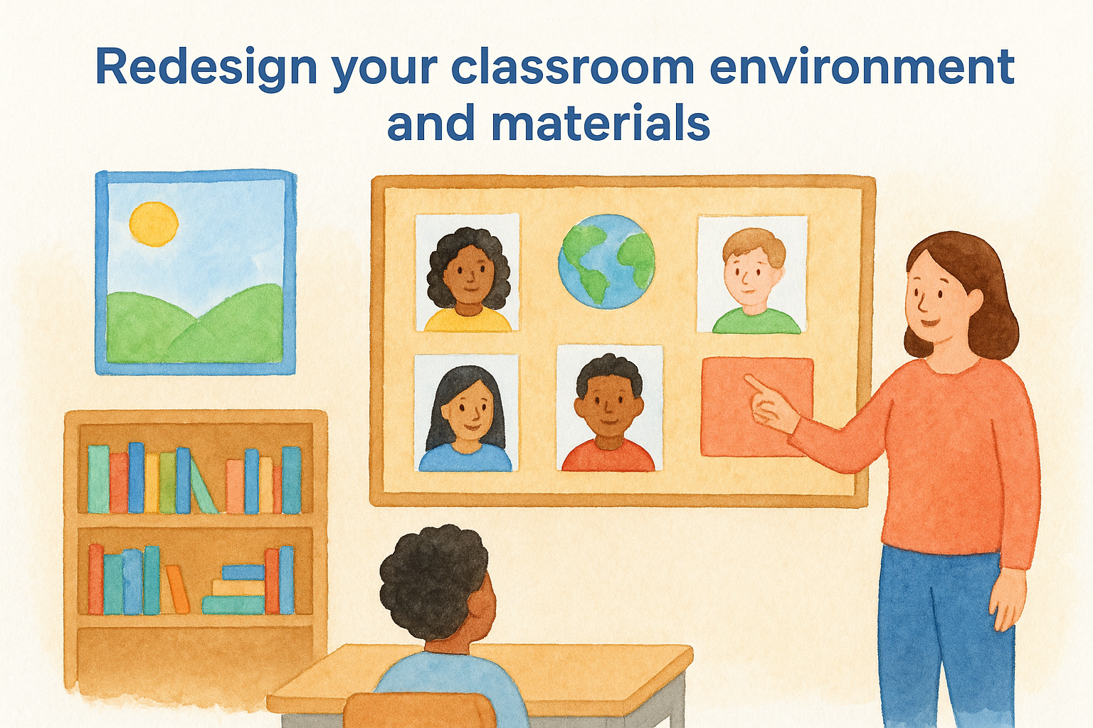 4. Redesign your classroom environment and materials