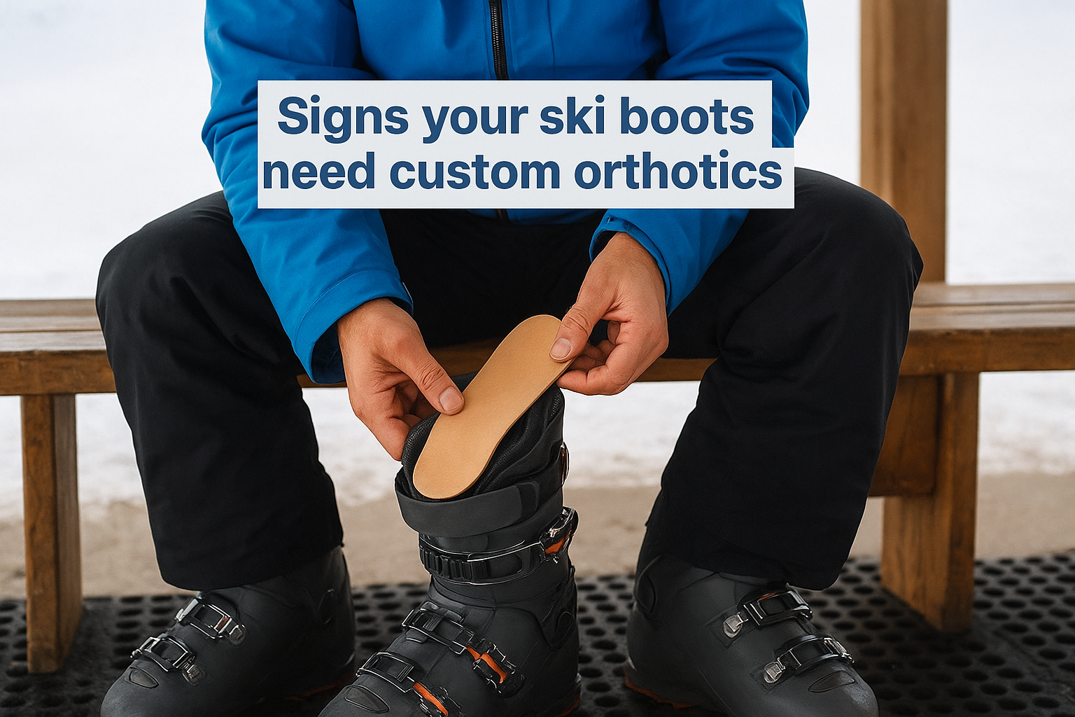 Signs your ski boots need custom orthotics
