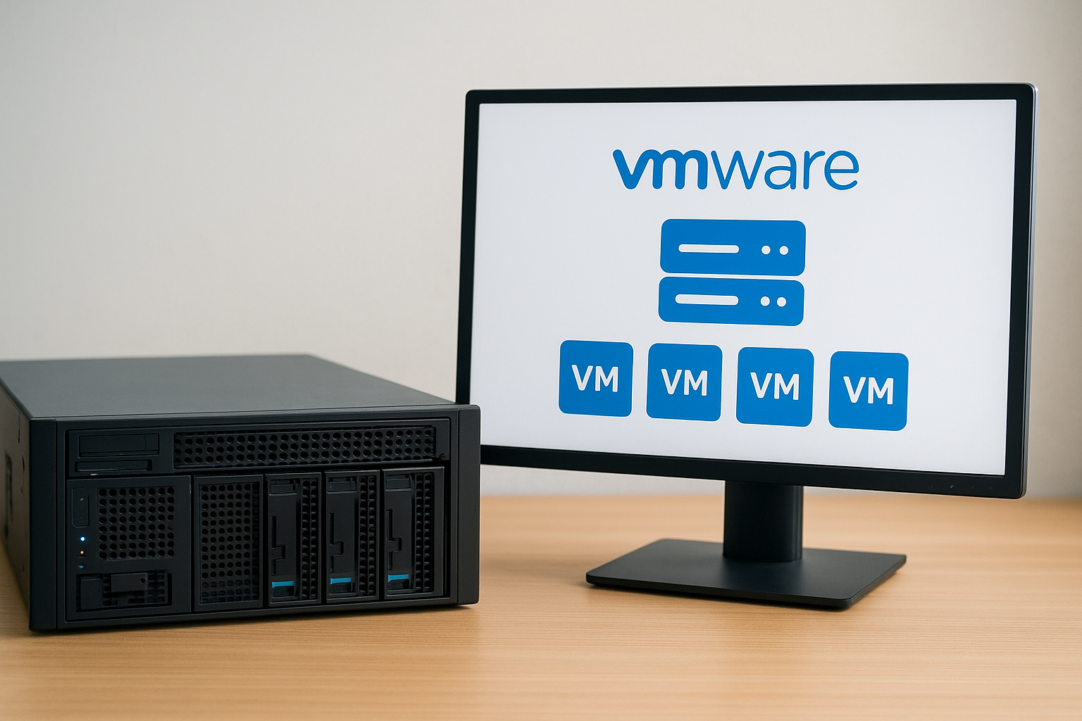 Virtualisierter Host mit VMware und mehreren VMs
