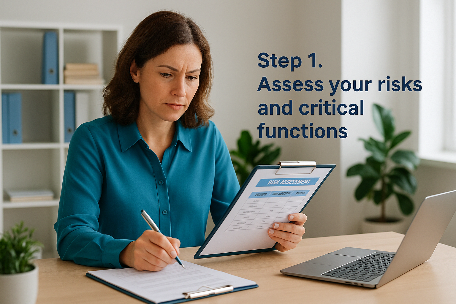 Step 1. Assess your risks and critical functions
