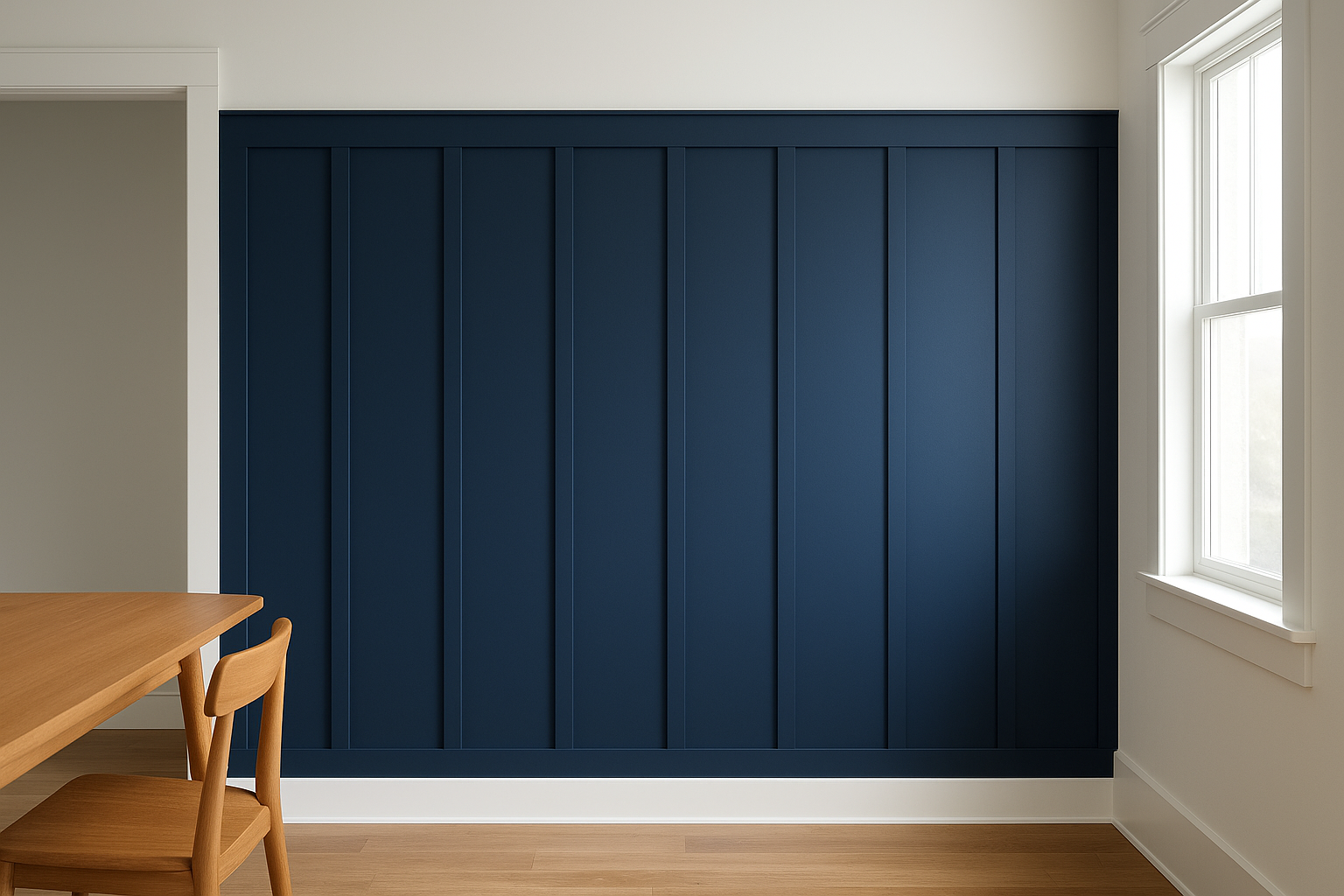 2. Extra-tall board and batten for a modern statement