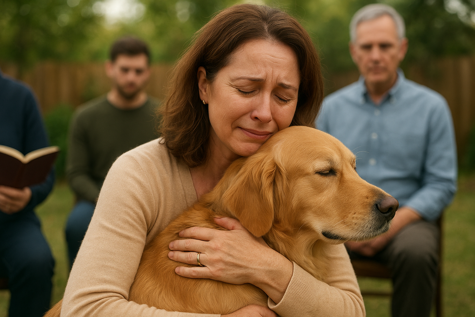 8. Say goodbye to a beloved pet