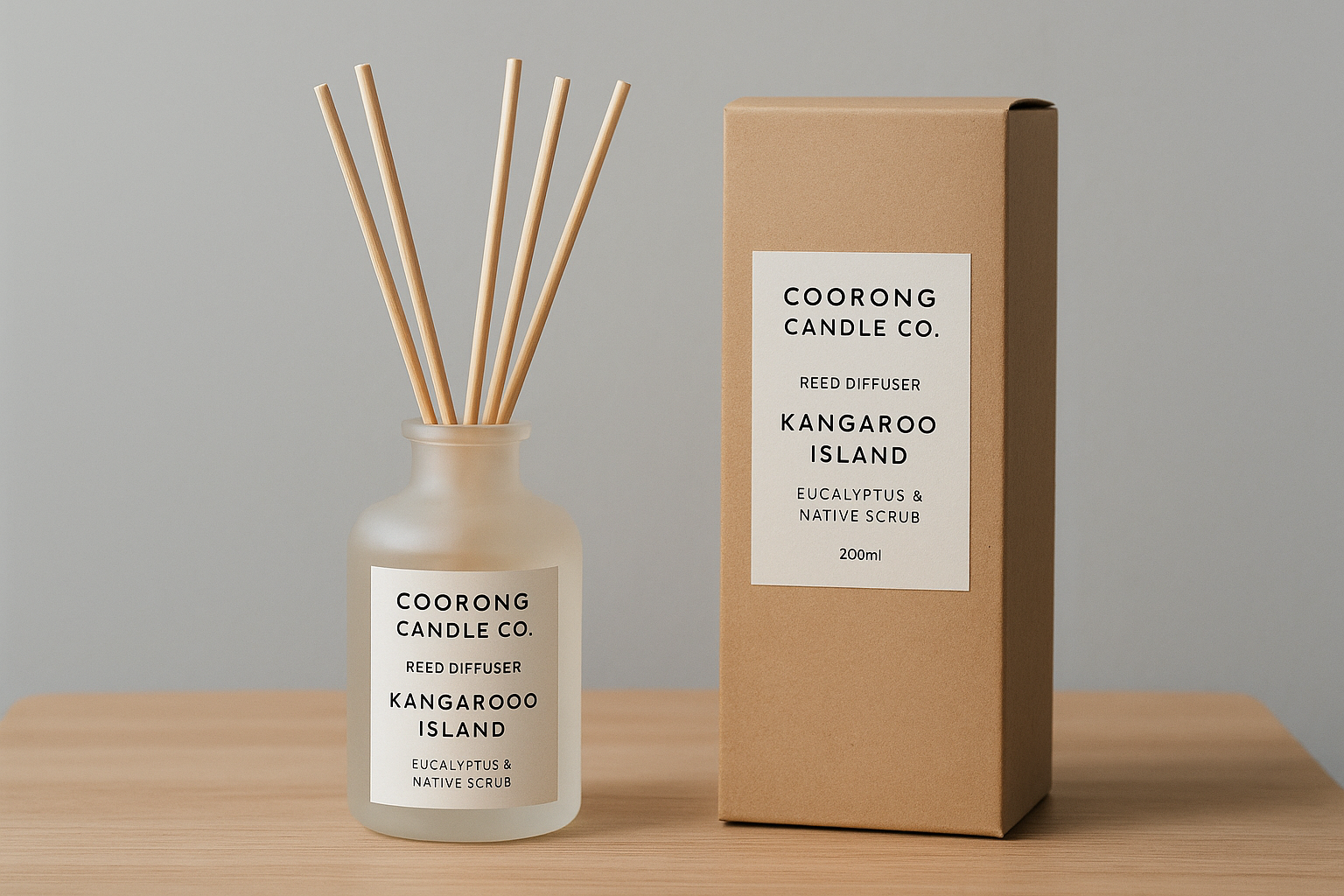 1. Coorong Candle Co. reed diffusers