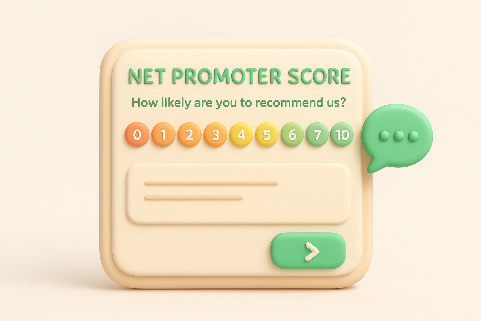 3. Net Promoter Score feedback form