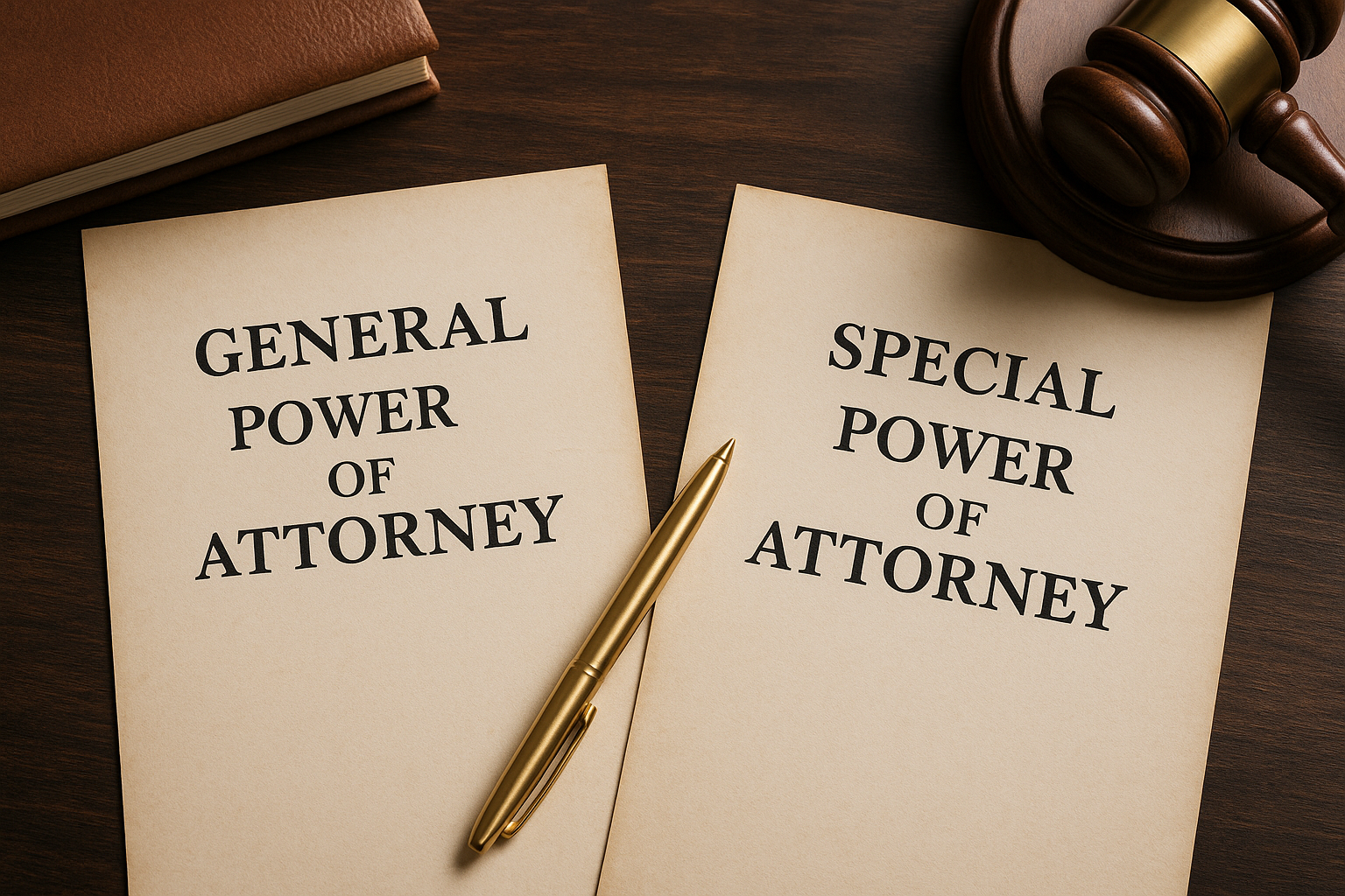 General power of attorney format vs special power of attorney