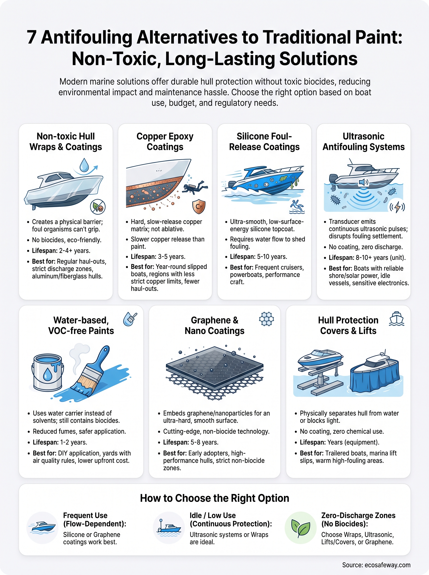 antifouling alternative to paint infographic