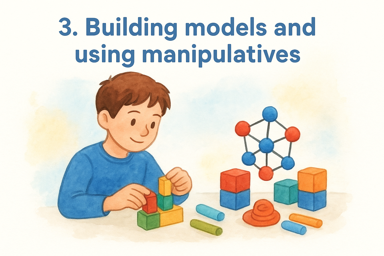 3. Building models and using manipulatives