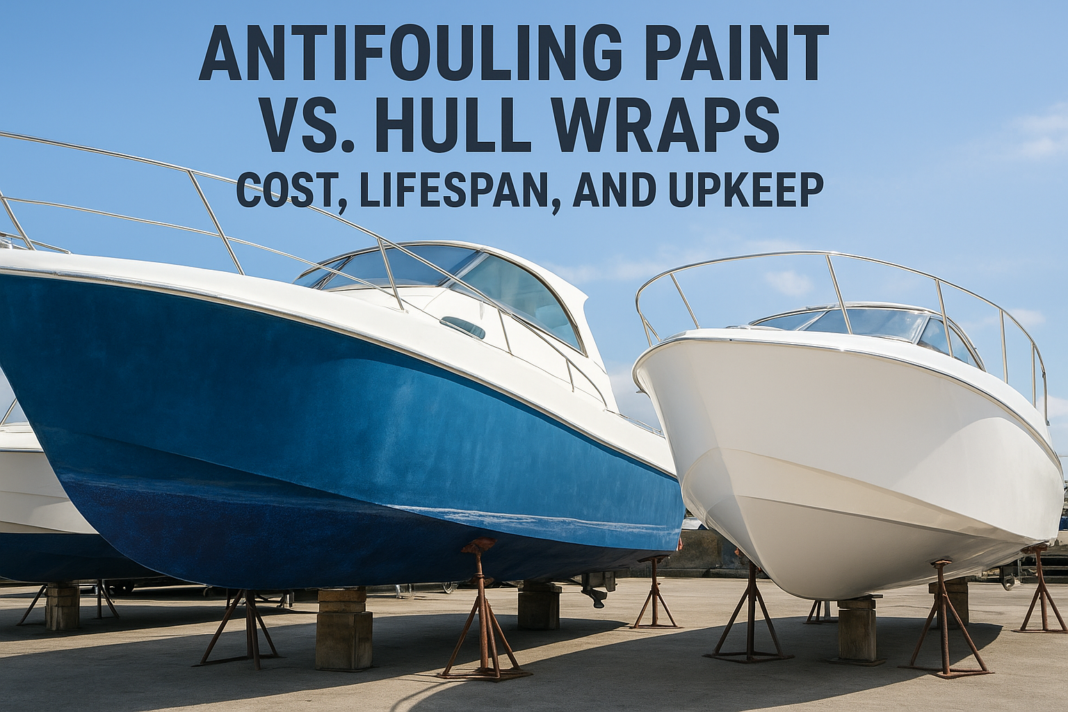 Antifouling paint vs. hull wraps: cost, lifespan, and upkeep
