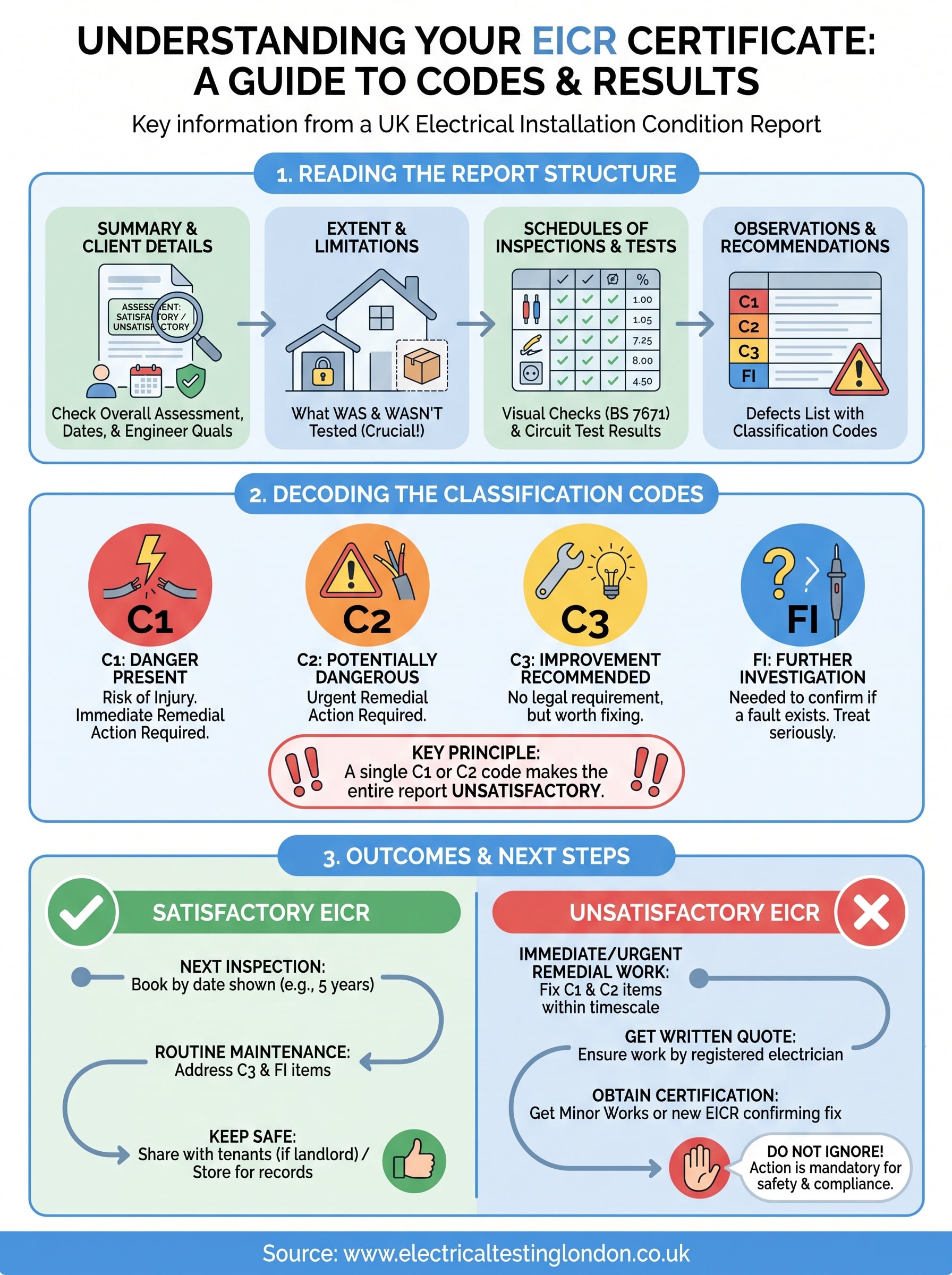eicr certificate example infographic