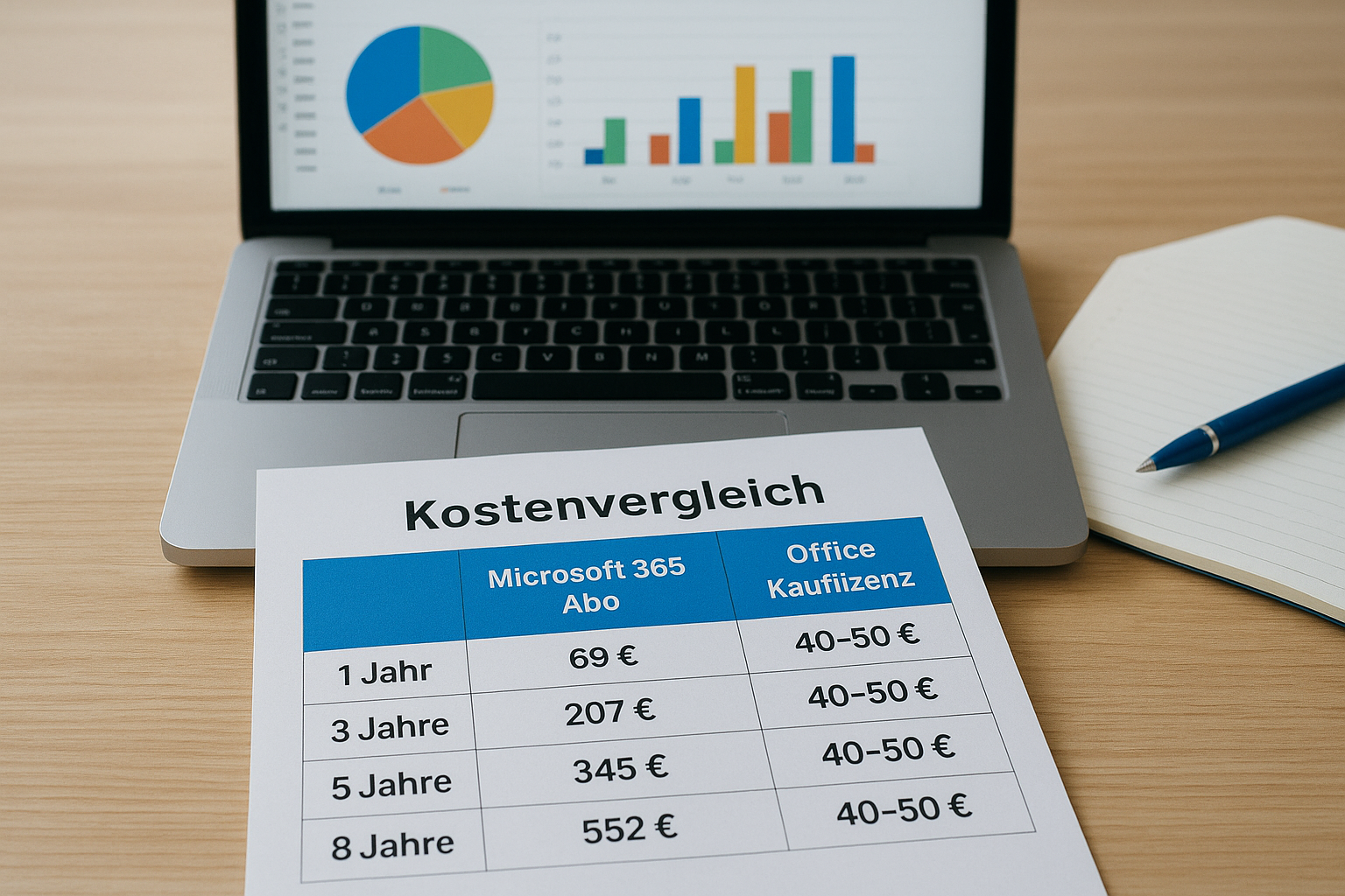 Der Preisvergleich über mehrere Jahre